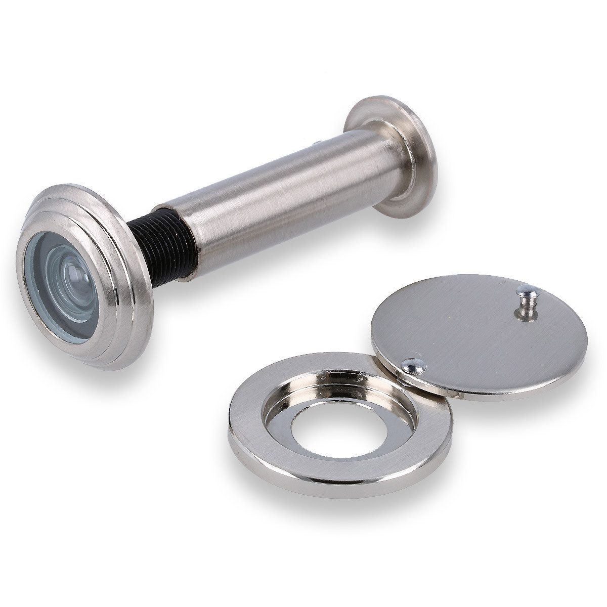 MS Beschläge Türspion Feuerschutz Türblick Türspion Türgucker Glaslinse, Türstärke 55-80 mm