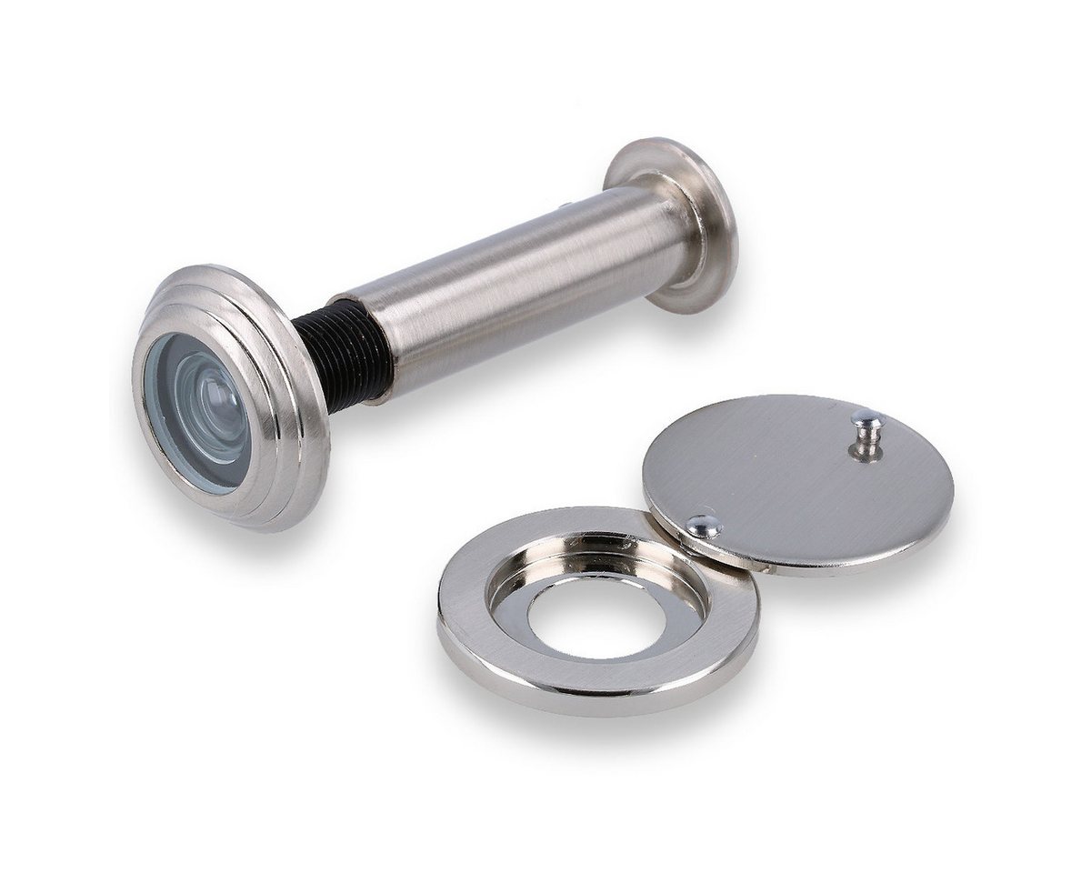 MS Beschläge Türspion Feuerschutz Türblick Türspion Türgucker Glaslinse, Türstärke 55-80 mm