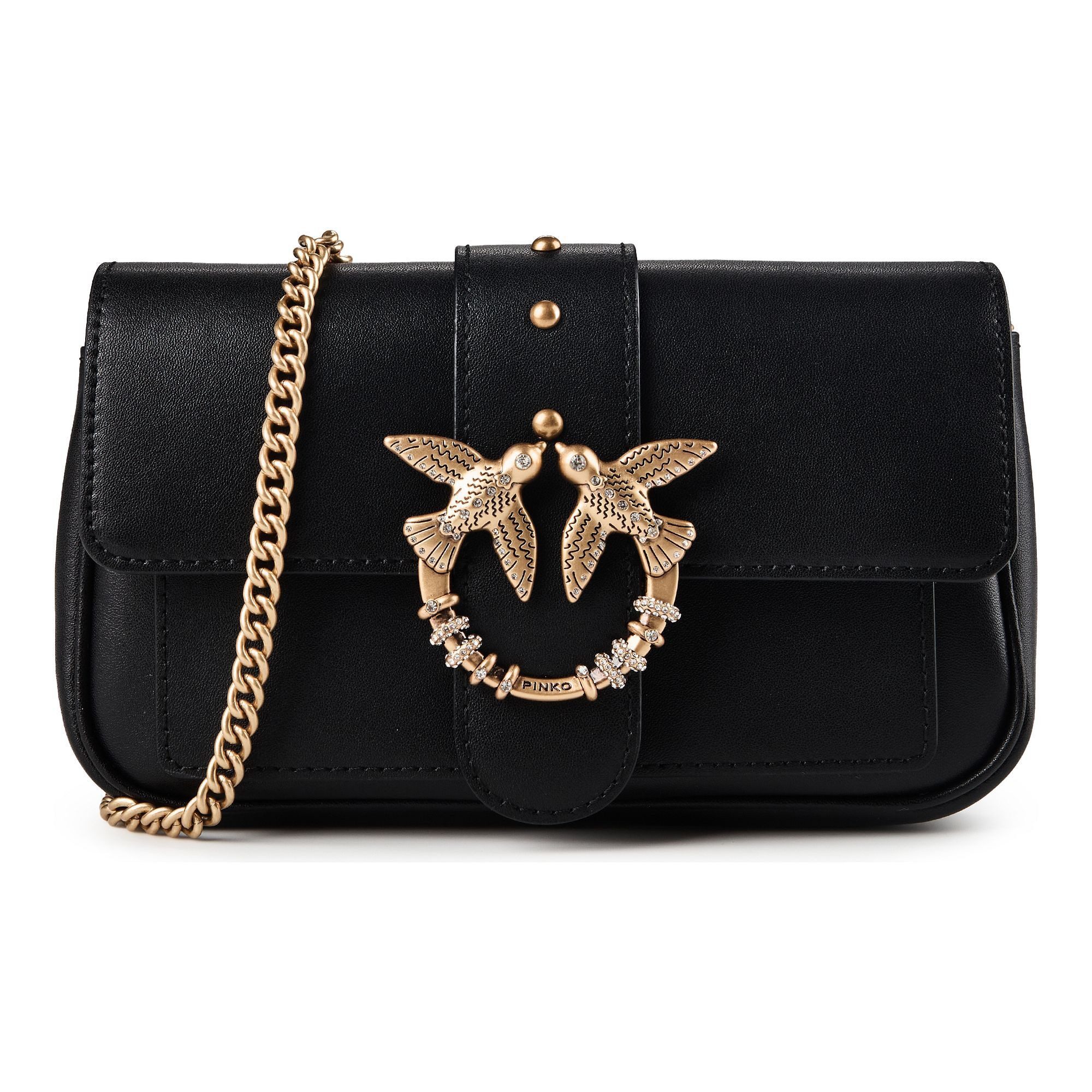 PINKO Umhängetasche Love Pocket, Leder
