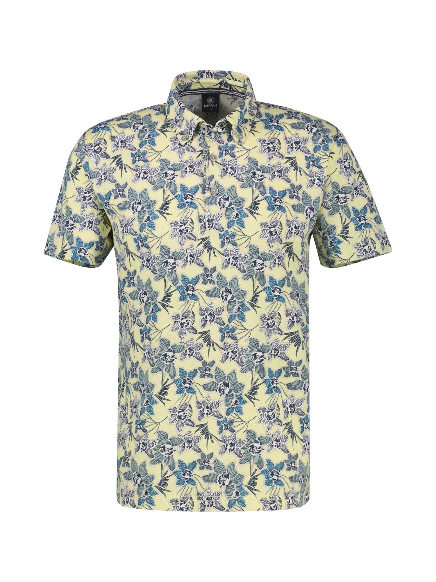 LERROS Poloshirt Sommerliches Poloshirt mit angesagtem, floralem Printmuster – Bild 5 von 5