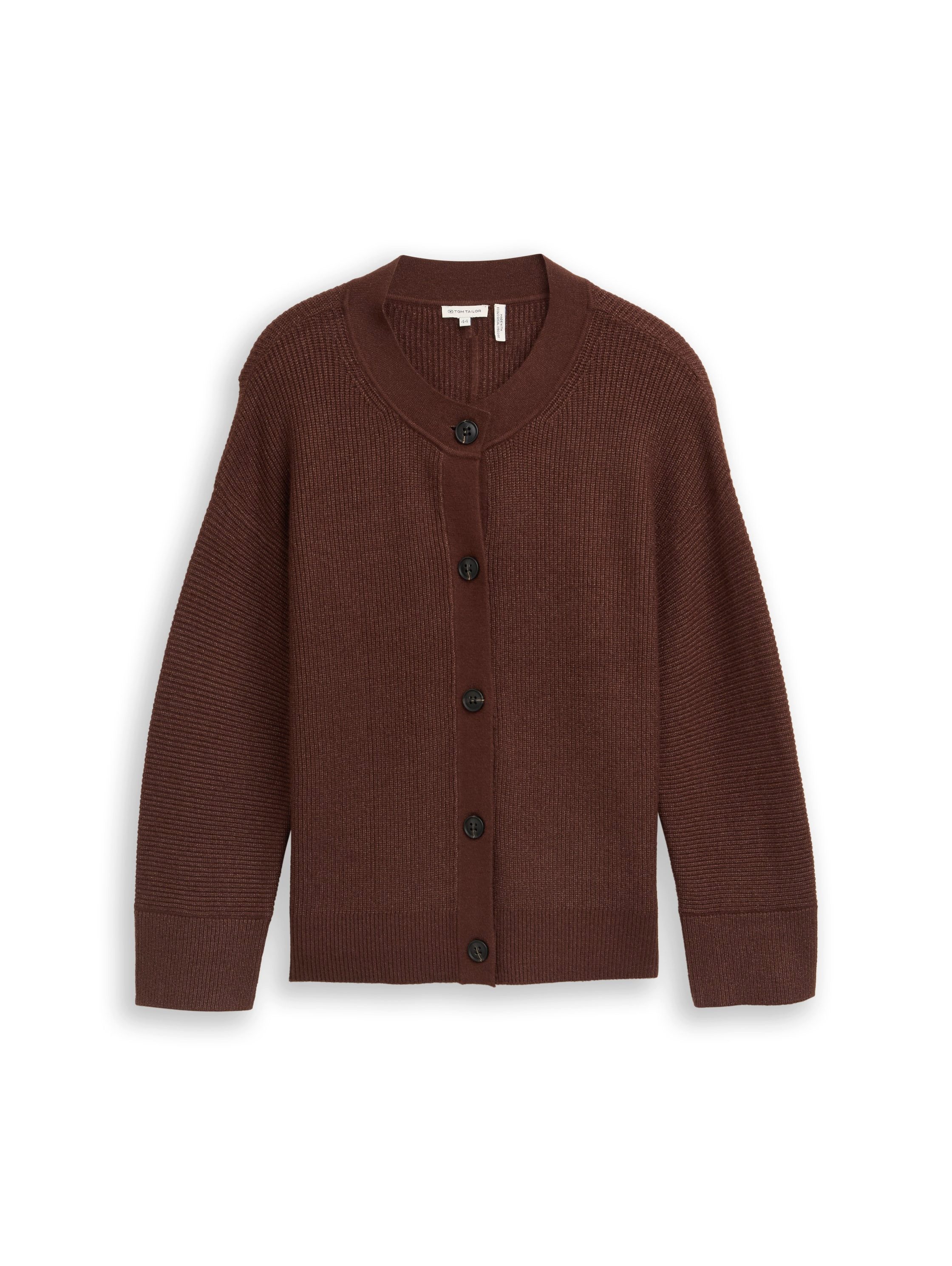 TOM TAILOR PLUS Cardigan mit Rippbündchen