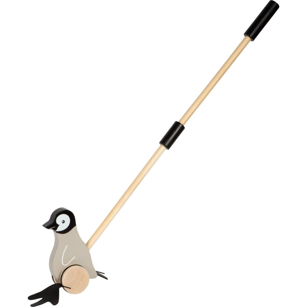 Nachziehspielzeug Schiebetier Pinguin