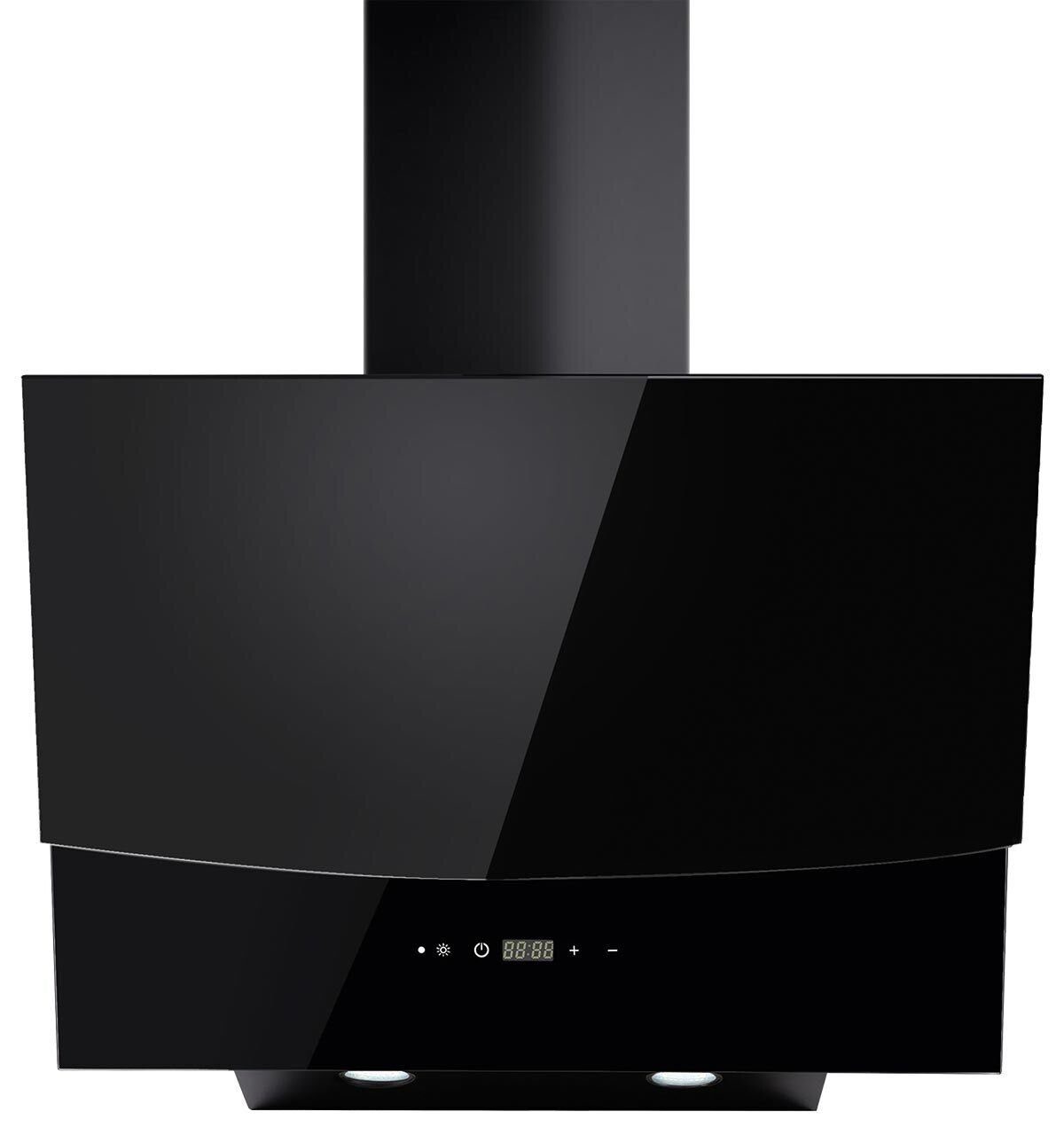 Baumann Kopffreihaube Baumann Daya Baumann Daya, Dunstabzugshaube 60cm kopffreihaube schwarz 680m³/h Abluft Umluft
