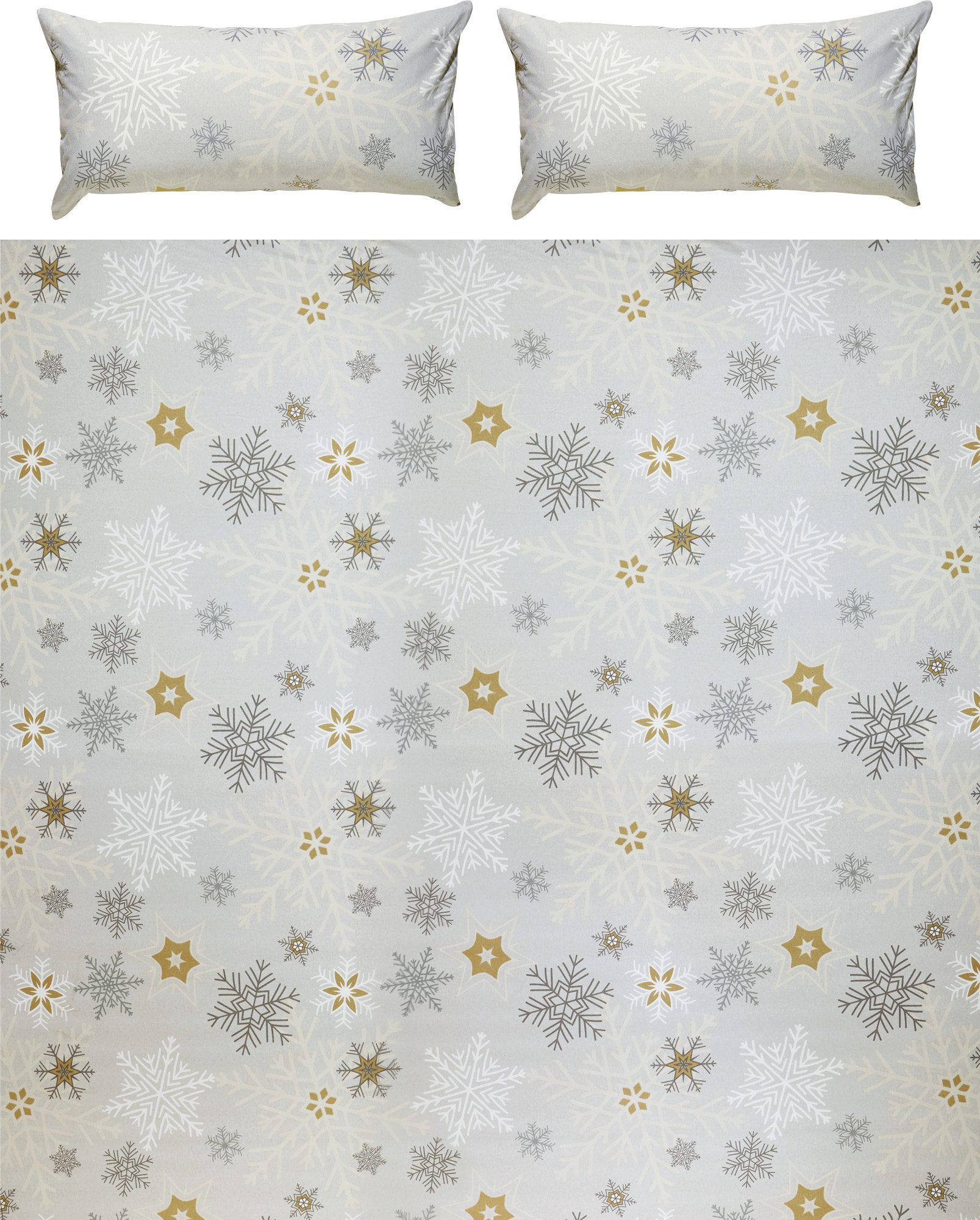 REDBEST Bettwäsche Bettwäsche, Biber, Sterne günstig online kaufen