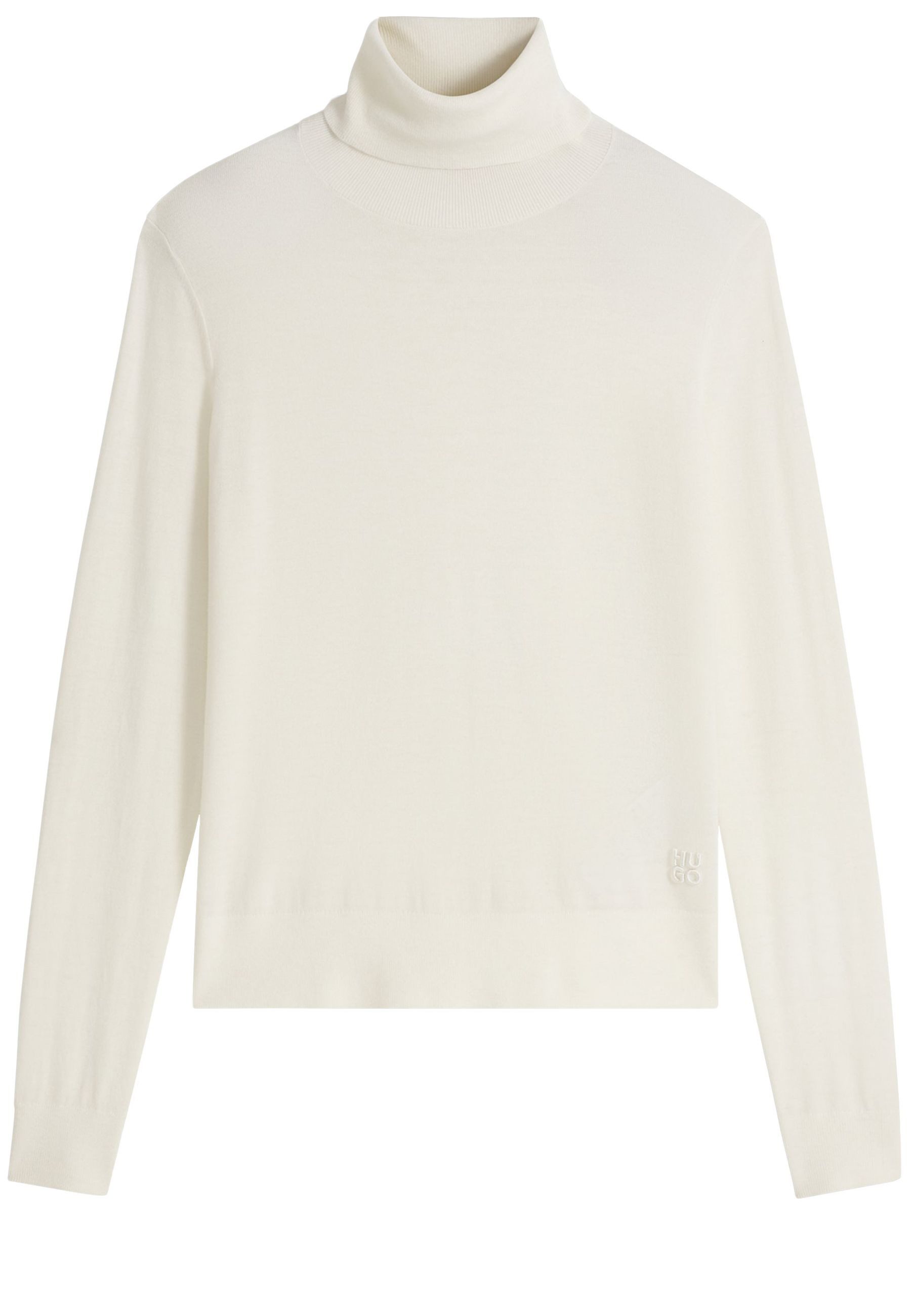 HUGO Strickpullover Sedennina mit Rollkragen (1-tlg)