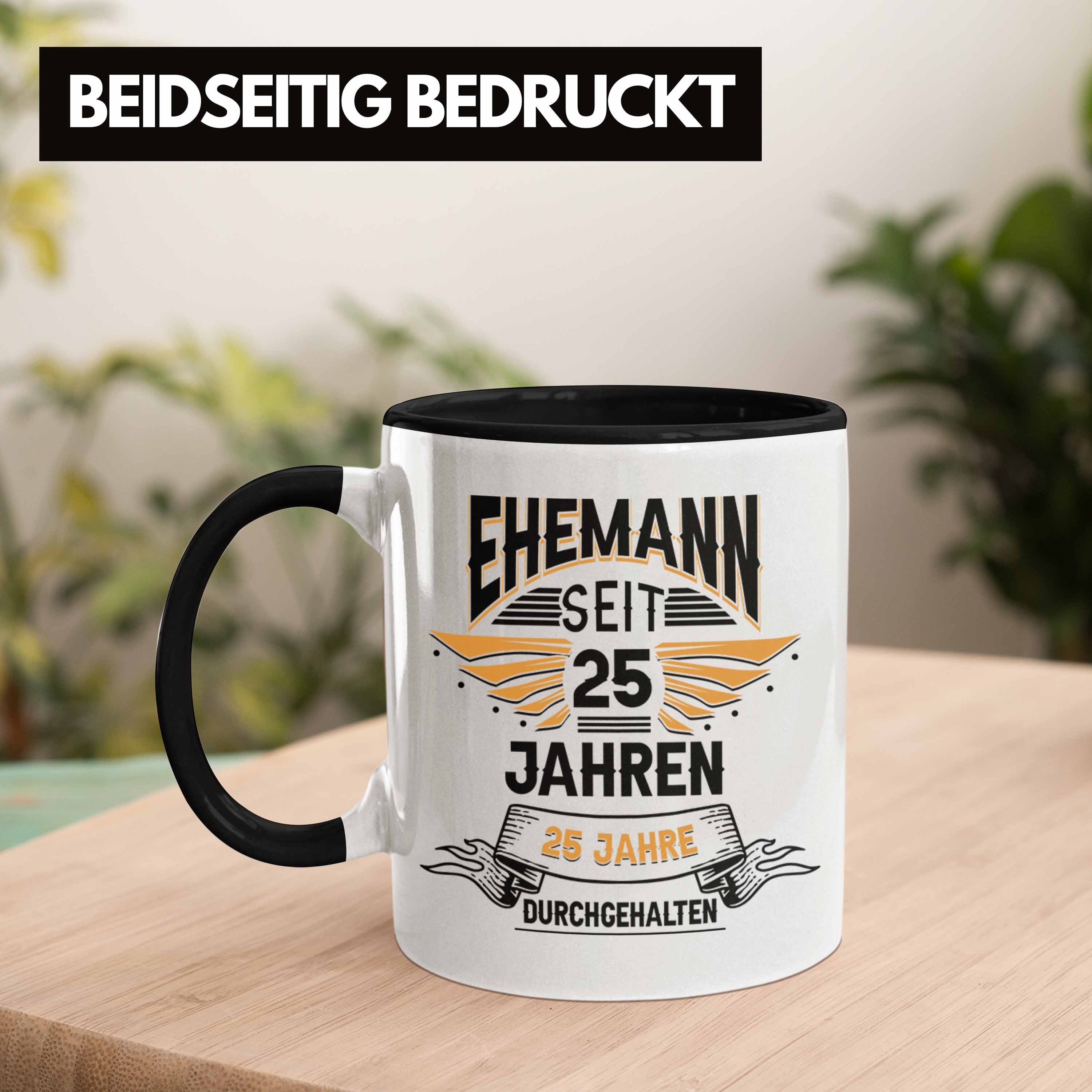 Trendation 25 Geschenk Ehemann Schwarz Eh Tasse Jahre Seit Bester Spruch Lustiger Hochzeitstag