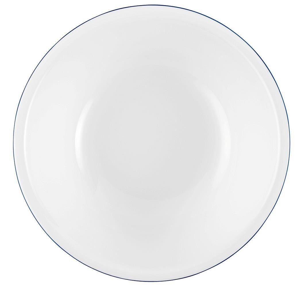 Seltmann Weiden Schüssel Seltmann Weiden Compact Blaurand Schüssel 23cm, Porzellan, (Packung)