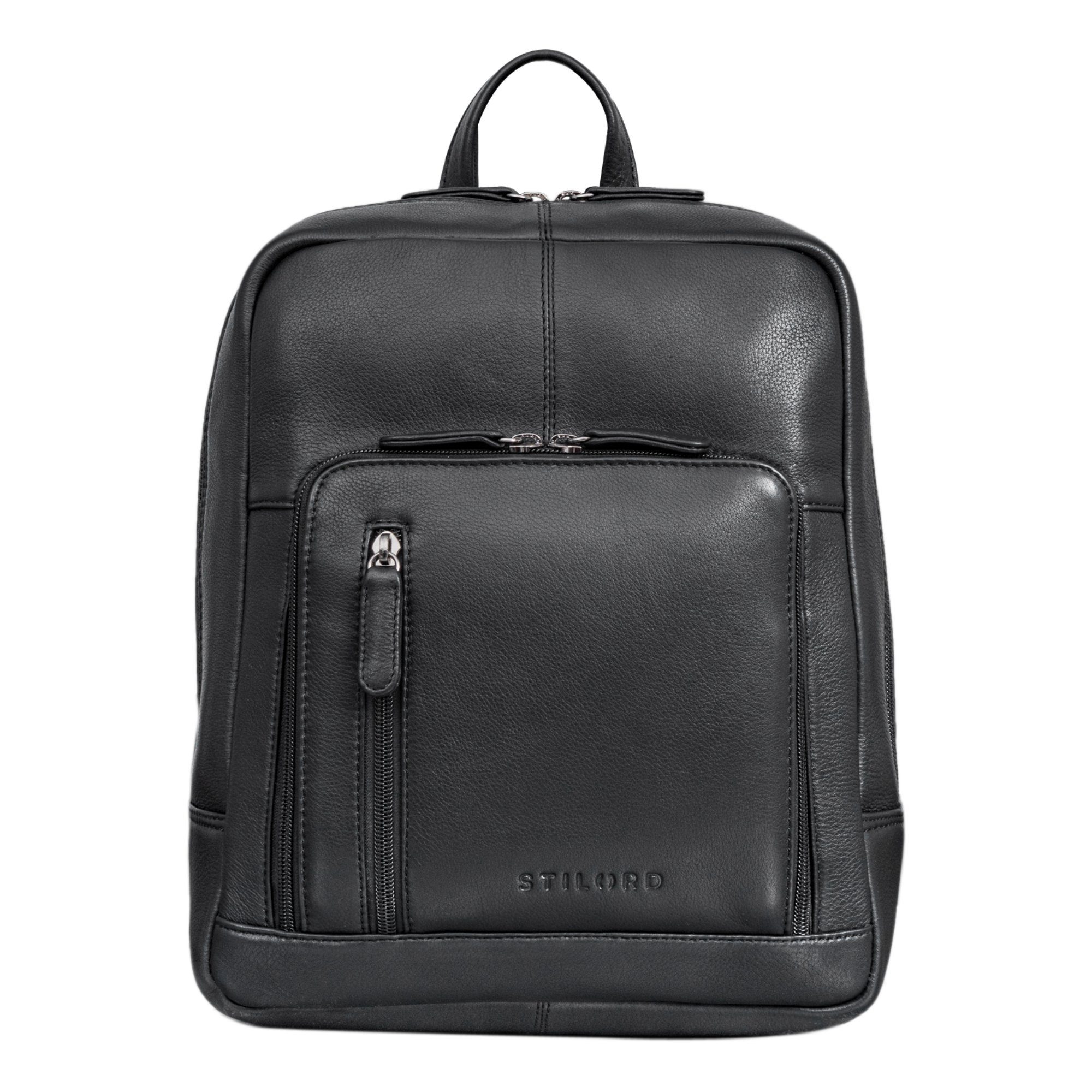 Cityrucksack "Walker" Leder Rucksack Daypack Klein Robust