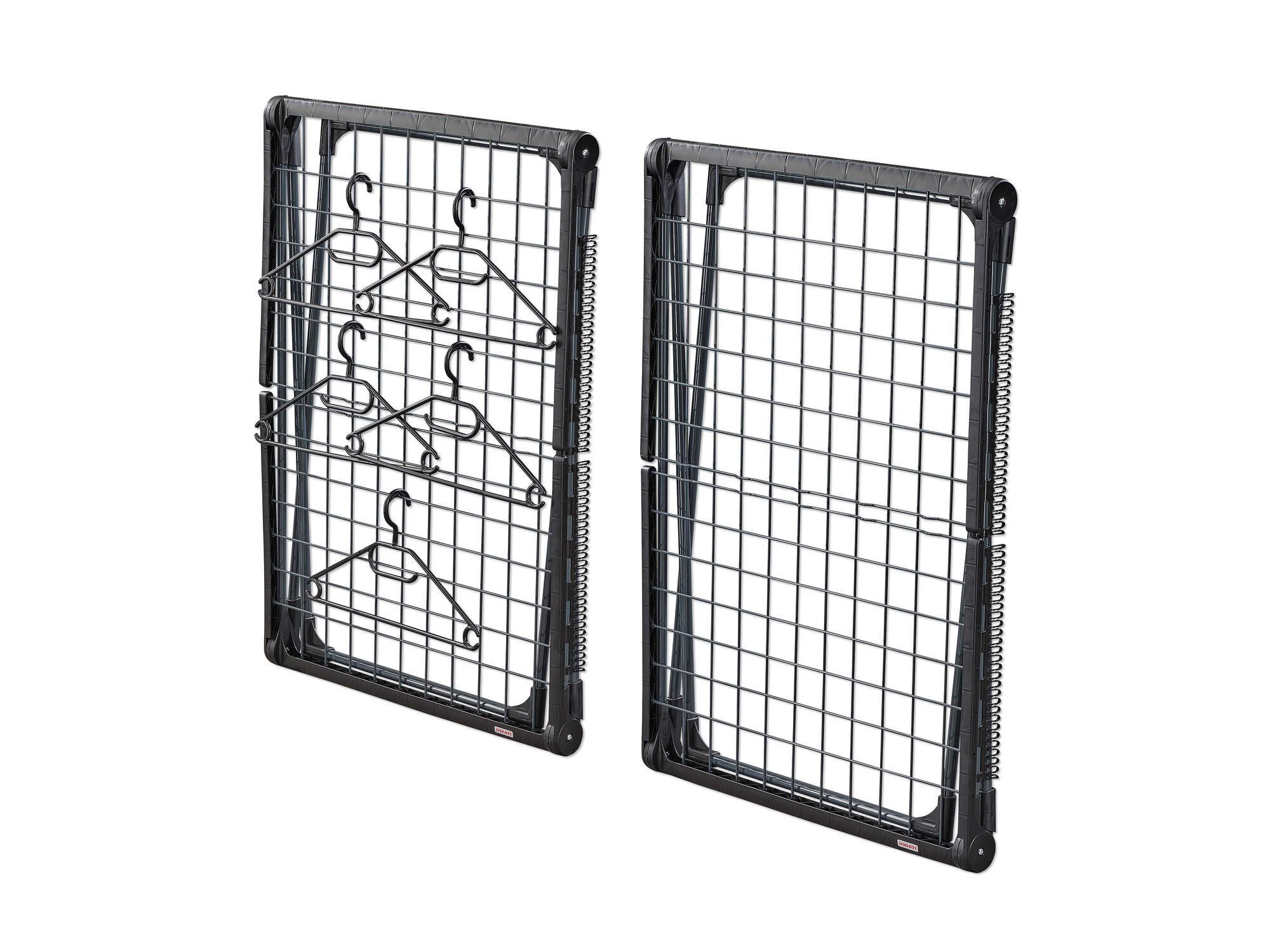 Leifheit Wäscheständer Standtrockner Pegasus Ultra Black, 20m Trockenlänge, 107cm Flügelhöhe, standfest, 5 Kleiderbügel – Bild 4 von 5