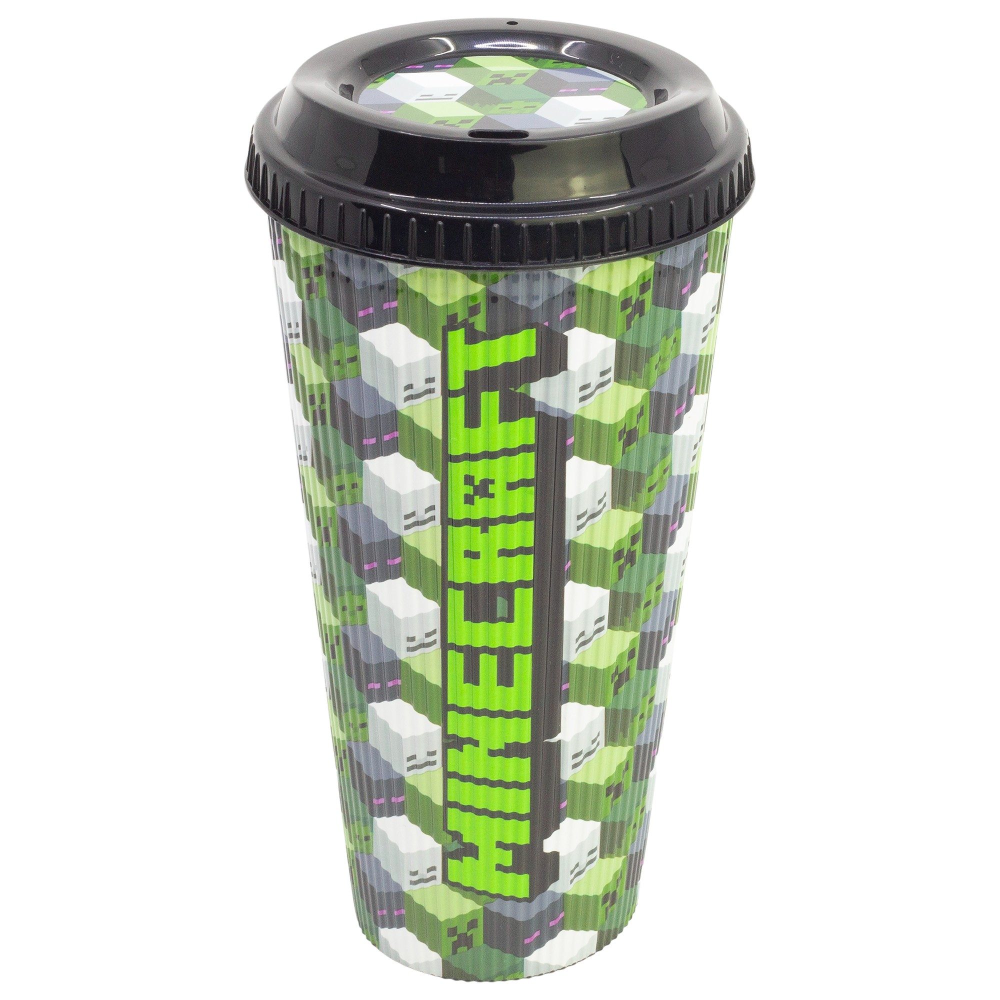 Minecraft Coffee-to-go-Becher Minecraft Creeper Gamer XL Kaffeebecher Becher To-Go 790 ml, 1-tlg.