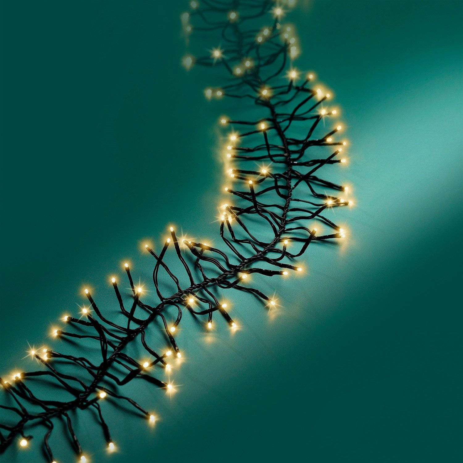 Lumineo LED-Lichterkette Lumineo Lichterkette CLUSTER 448 LED 4,2 m Soft Go günstig online kaufen