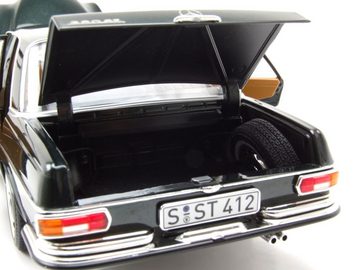 Norev Modellauto Mercedes 280 SE Limousine W108 1968 dunkelgrün metallic Modellauto, Maßstab 1:18