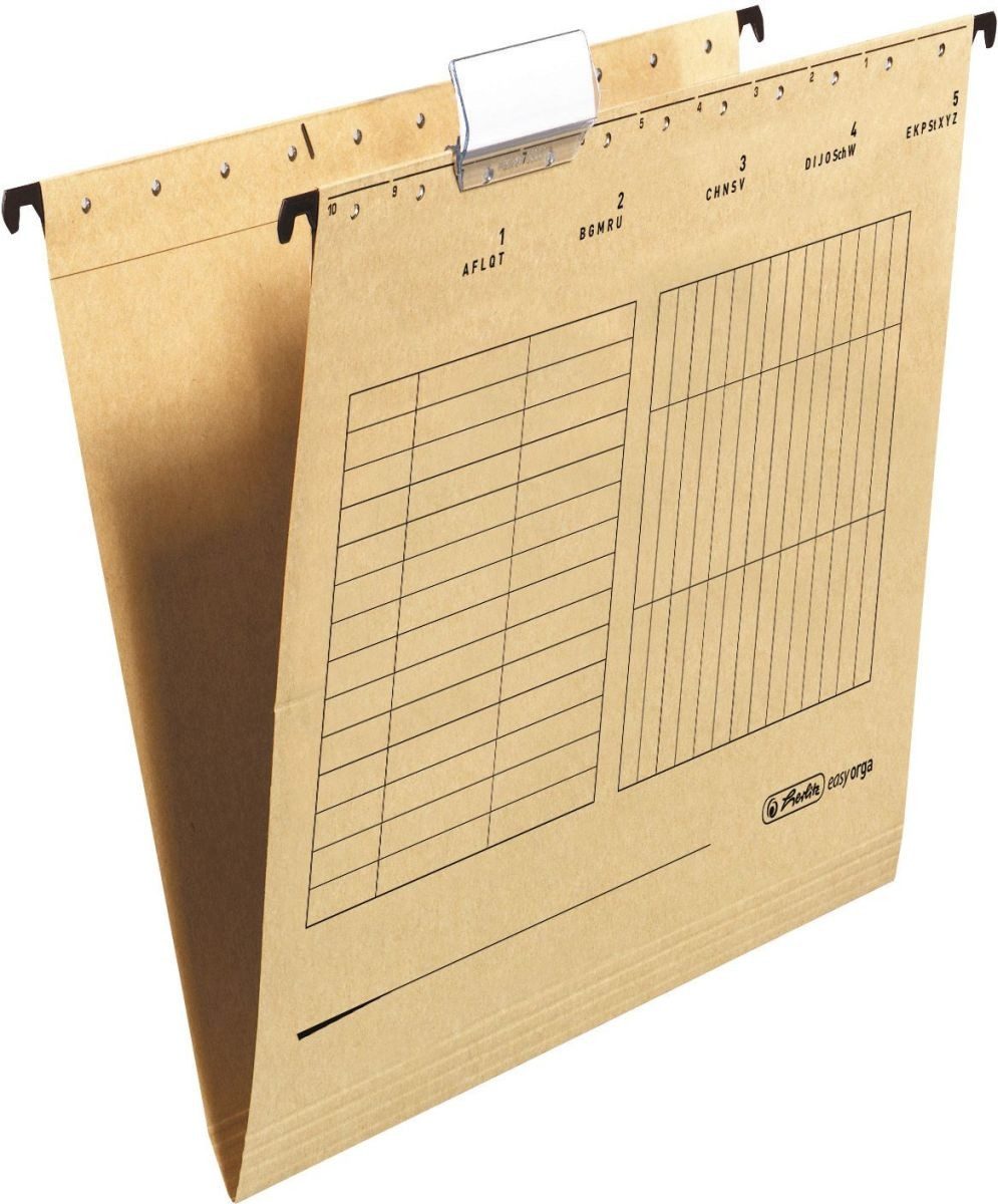 Herlitz Hefter Hängemappe natron 230g/qm