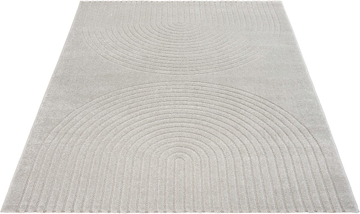 the carpet Teppich Elisa, rechteckig, Höhe: 12 mm, moderner Wohnzimmer Teppich, hohe Flordichte und angenehm weich