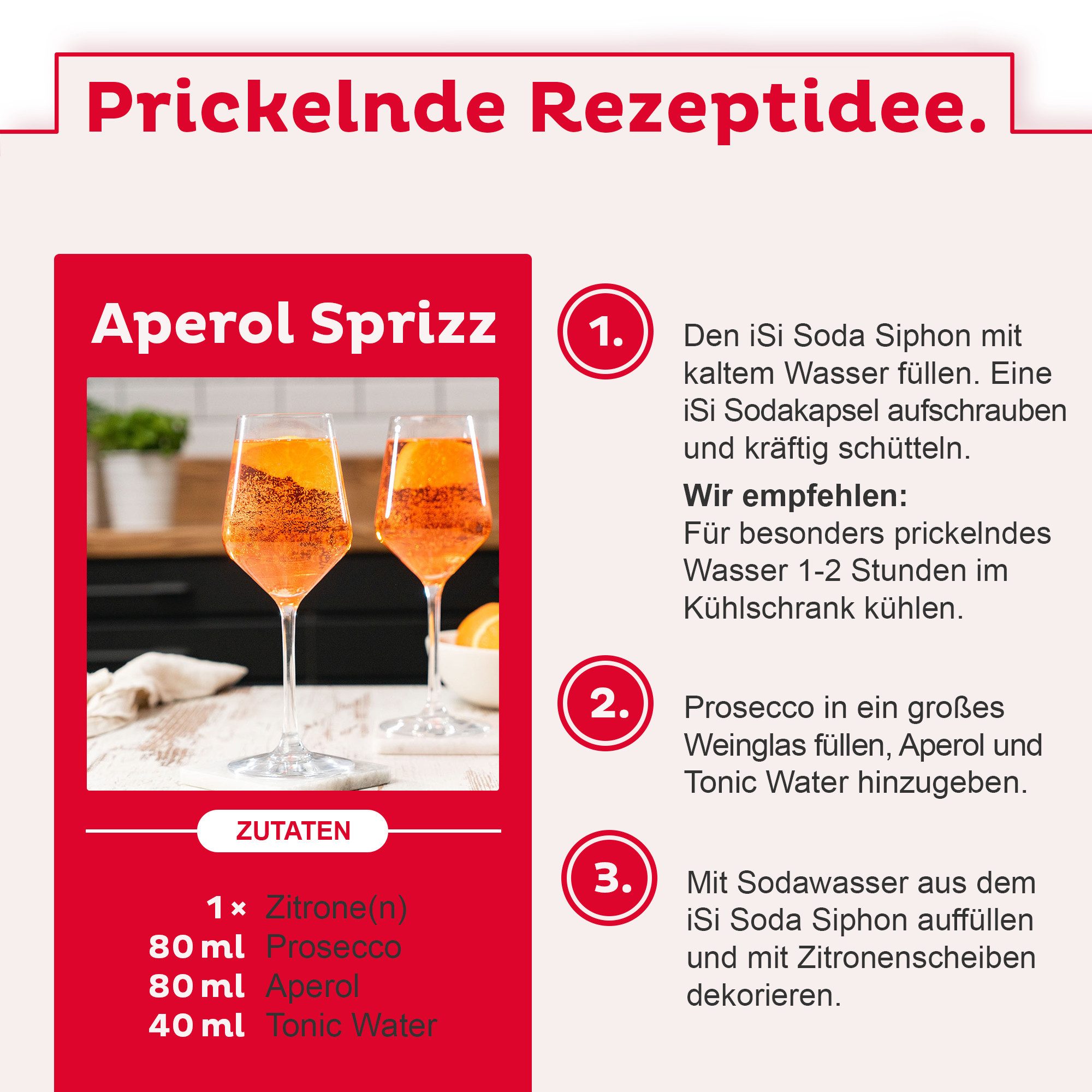 iSi CO₂-Kapsel Sodakapseln - 60 Stück - 8,4 g CO₂, Zubehör für iSi Soda Maker Classic, iSi Soda Siphon, iSi Twist 'n Sparkle, 8,4 g CO2, Recycelbar, Spar-Set – Bild 5 von 5