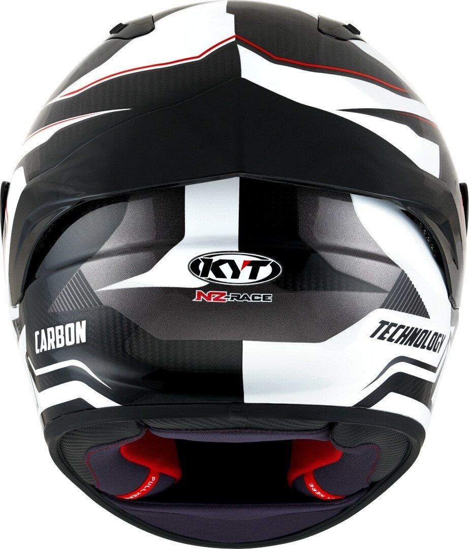 KYT Motorradhelm NZ Race Carbon Competition Helm, Pinlock, Spoiler, ECE 22.06