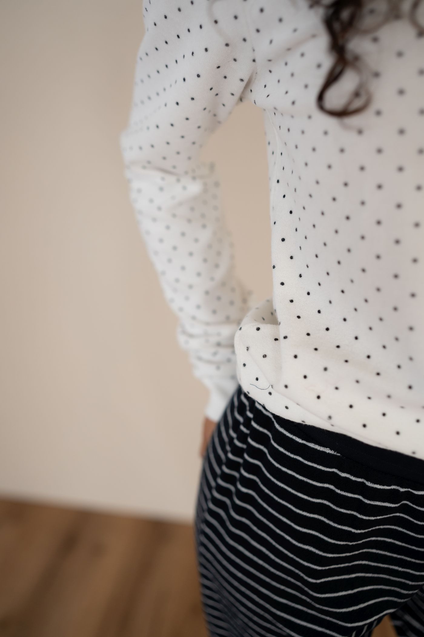 By Louise Schlafanzug by Louise Damen Frottee Pyjama Schlafanzug Nachtwäsche lang Weiß