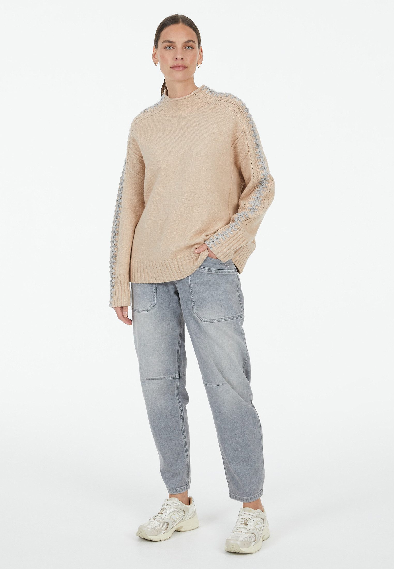 MARC AUREL Stehkragenpullover