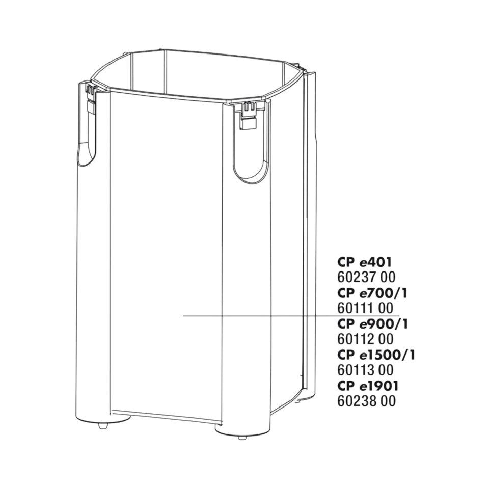 Aquarienpumpe Ersatzteil CP e1500/1 Filterbehälter