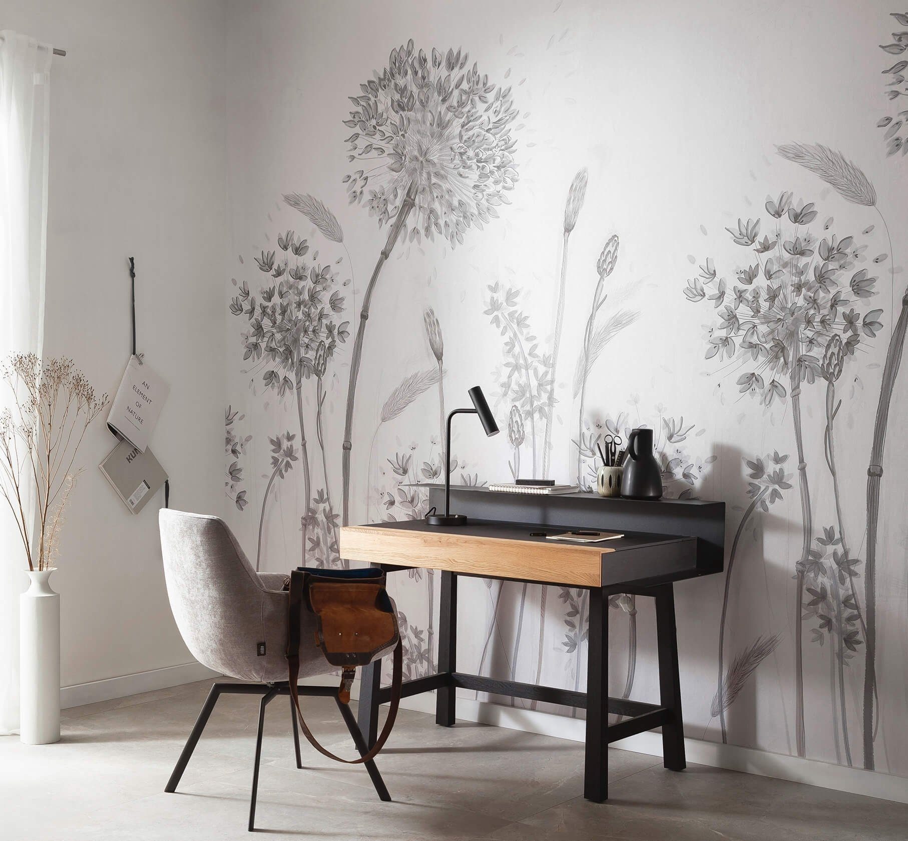 Newroom Vliestapete, [ 2,7 x 2,12m ] großzügiges Motiv kein wiederkehrendes Muster nahtlos