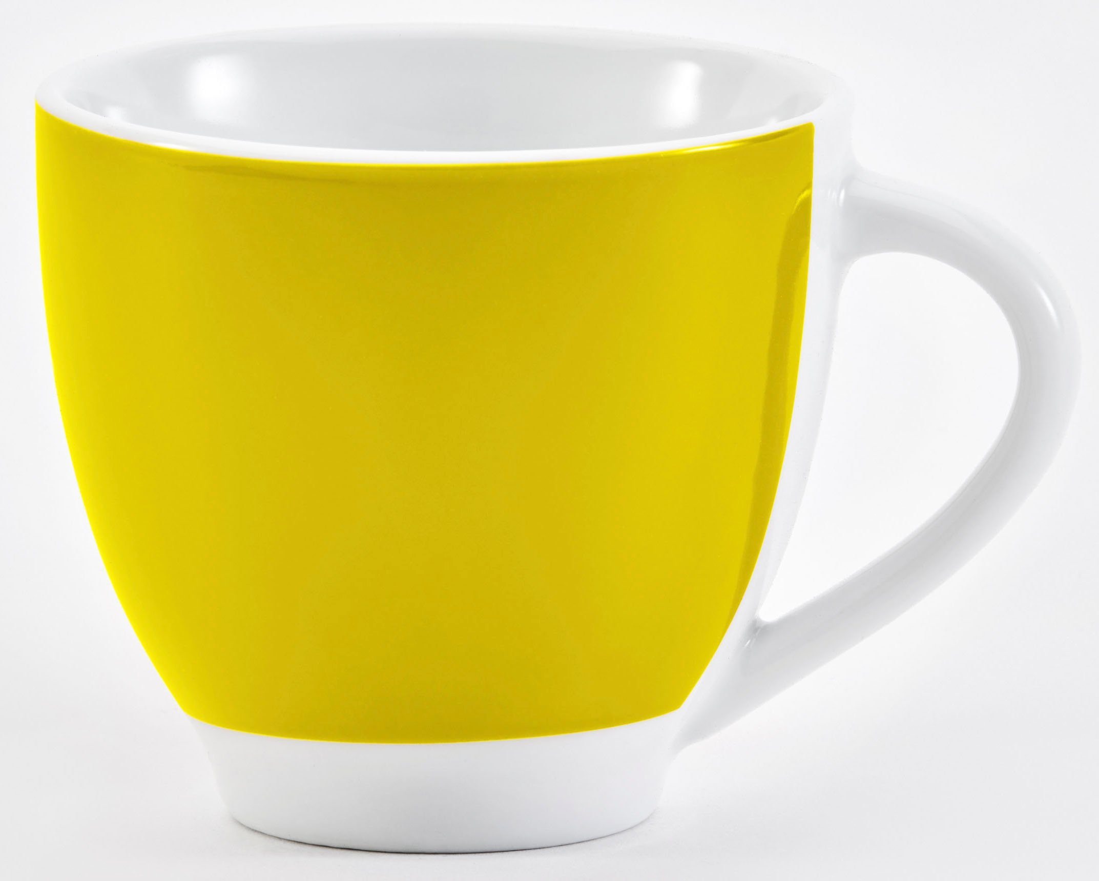 van Well Tasse Vario, 6-tlg., Porzellan, spülmaschinen- und mikrowellengeeignet, 6-teilig