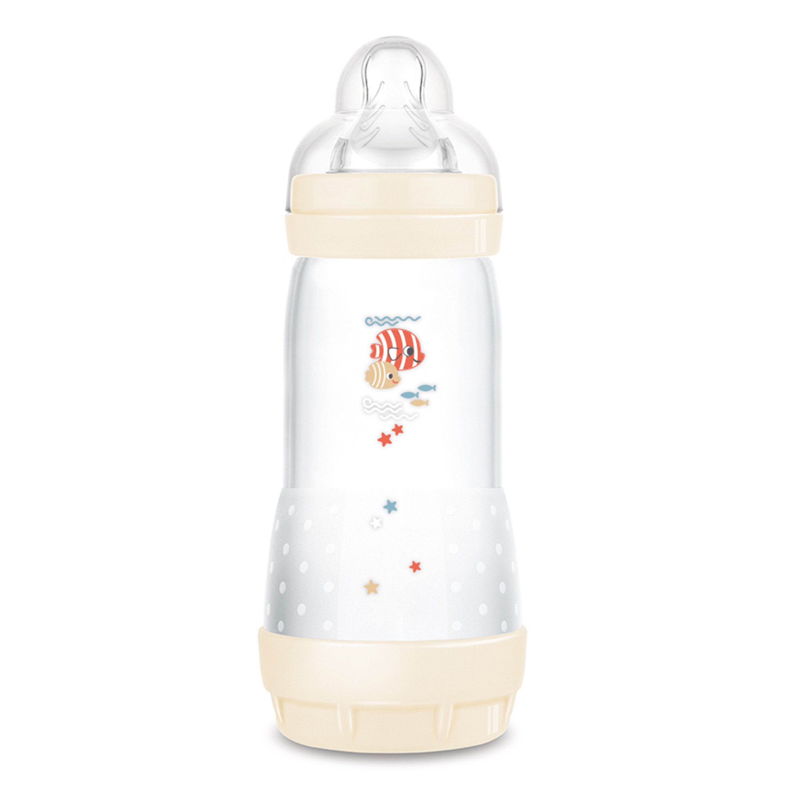 MAM Babyflasche Easy Start Baby Weithalsflasche mit SkinSoft Trinksauger
