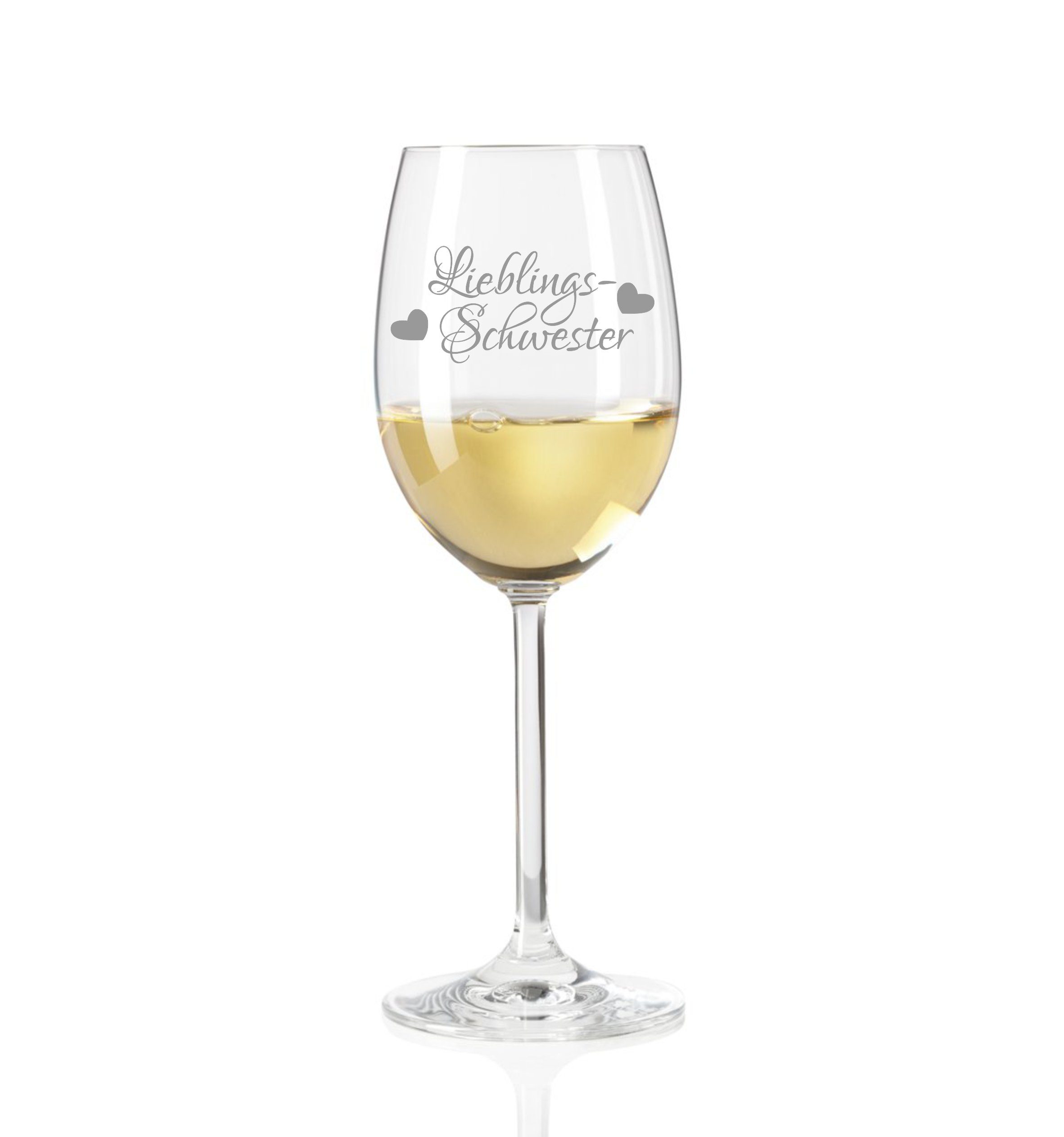 KS Laserdesign Weißweinglas »Leonardo Weinglas mit Schriftzug ''  Lieblingsschwester '' Gravur«, TEQTON Glas, Geschenkidee, Geburtstag, beste  Schwester der Welt online kaufen | OTTO