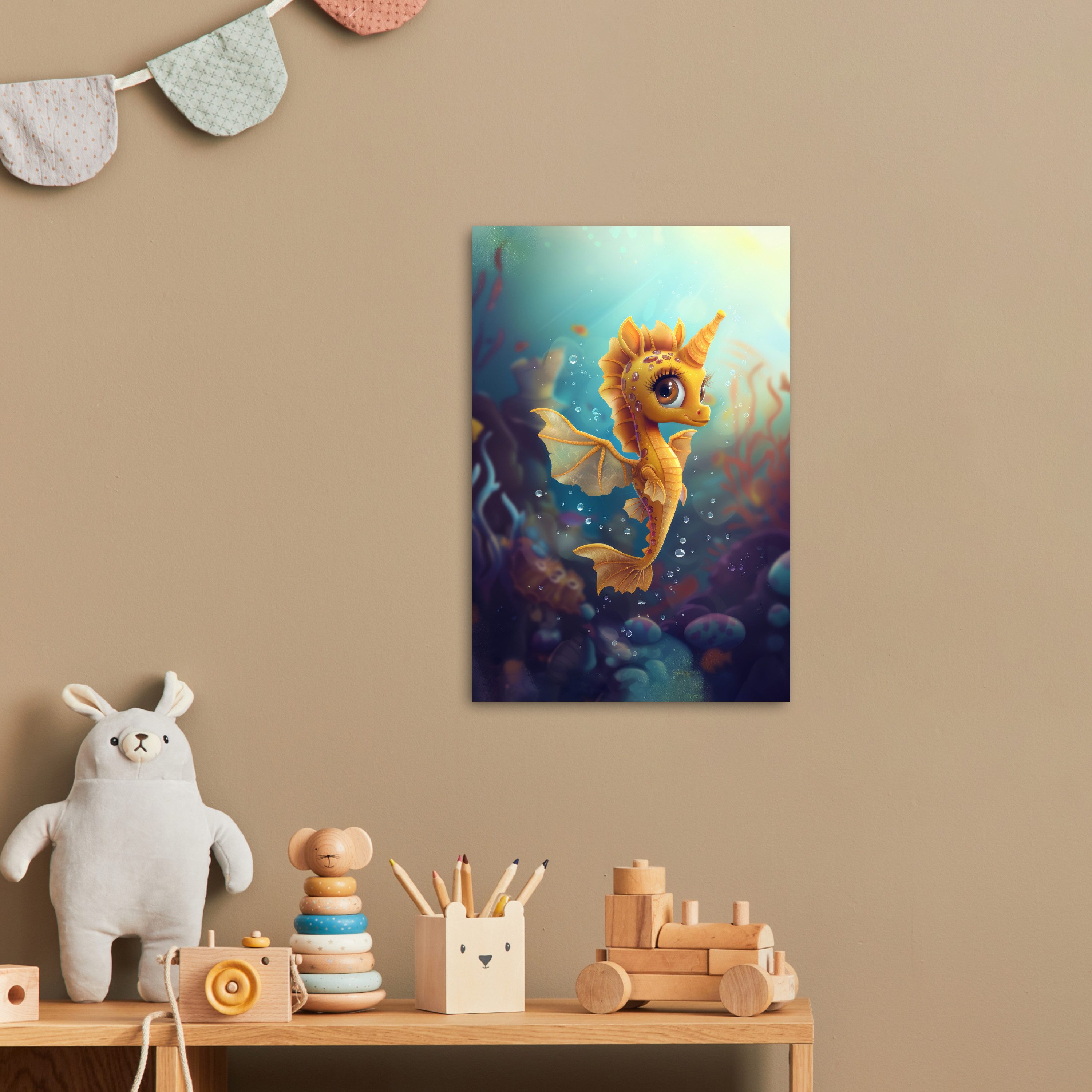 MuchoWow Poster Seepferdchen - Unterwasser - günstig online kaufen