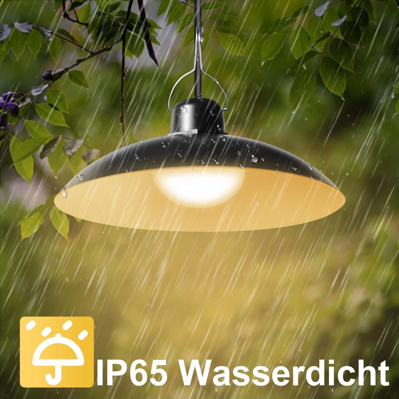 Außen, LED LED, Solarleuchte für Rosnek Außen Garten Warmweiß IP65 Fernbedienung, Hängelampen für Innen, Weiß, Solar mit Warm weiß, Wasserdicht Solarlampen Hängelampe Solar Terrassen &