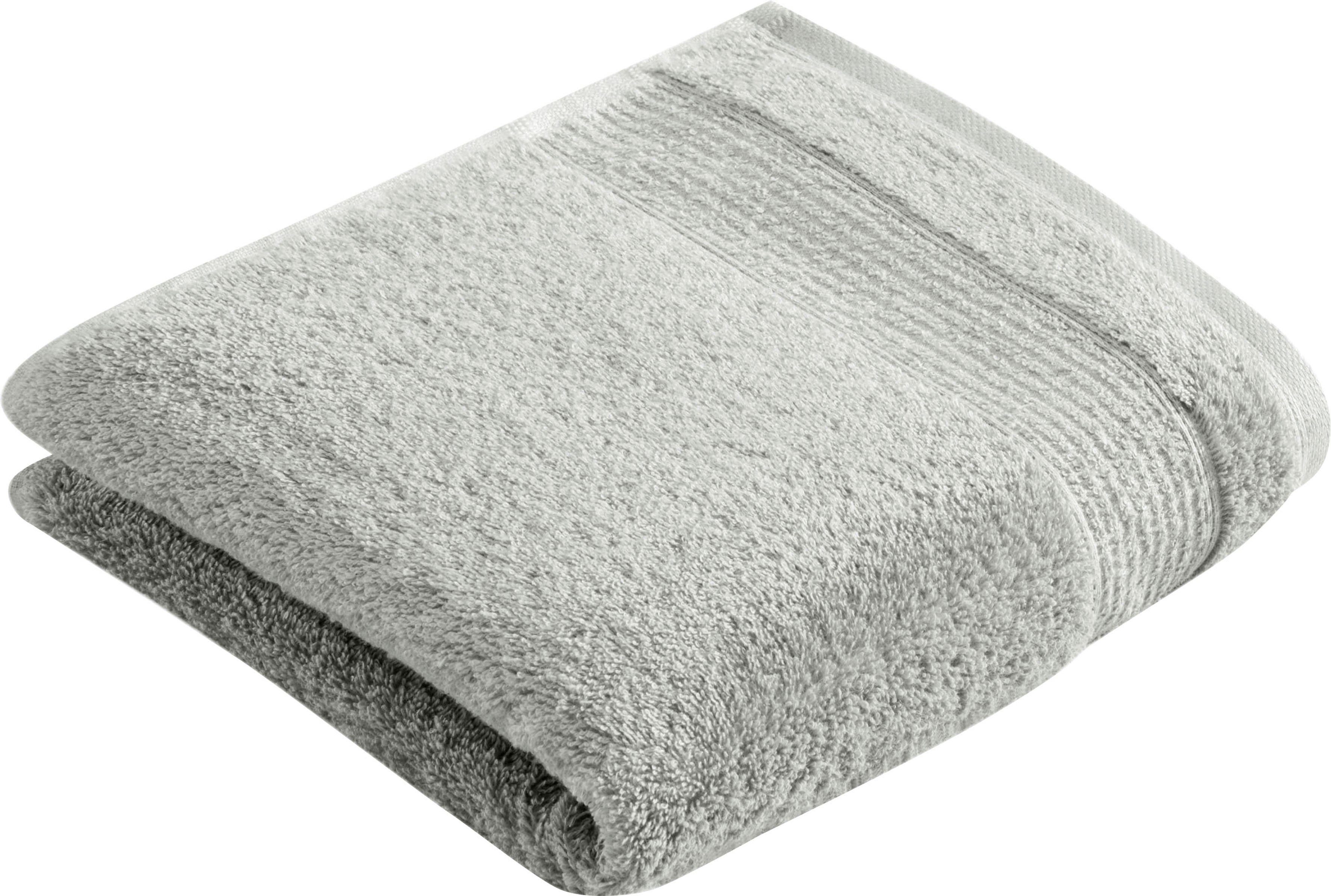 Vossen Handtuch Balance, Webfrottier (1-St), antibakteriell durch Hanf urban grey | Alle Handtücher