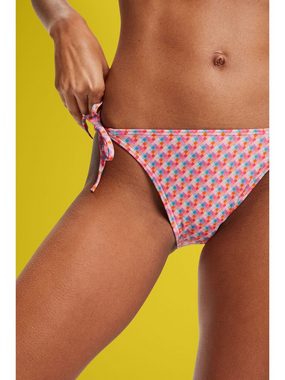 Esprit Bikini-Hose Mehrfarbige Bikinihose mit Bändern