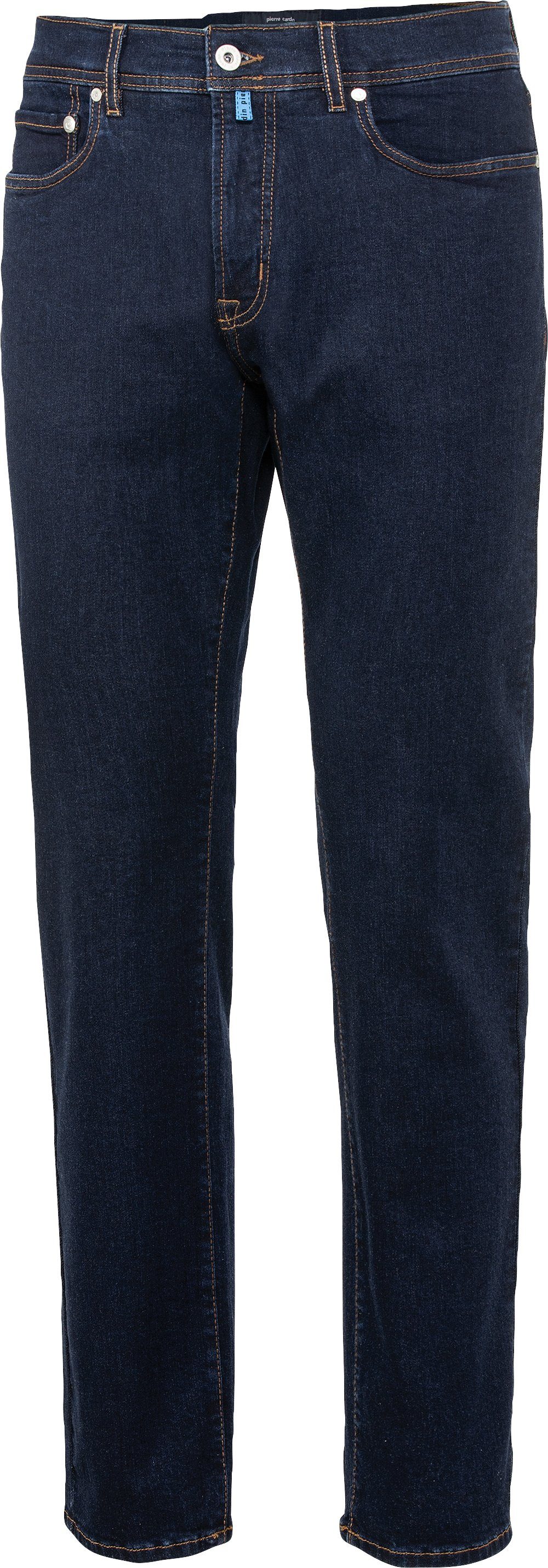 Pierre schwarz Stretch-Jeans 5-Pocket-Style Cardin