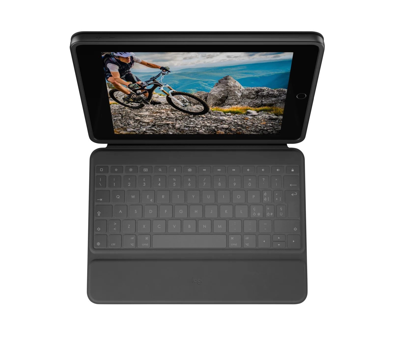 Logitech Rugged Folio iPad 7, 8, 9 Gen. iPad 10.2 Italienisch QWERTY 920-010102 iPad-Tastatur