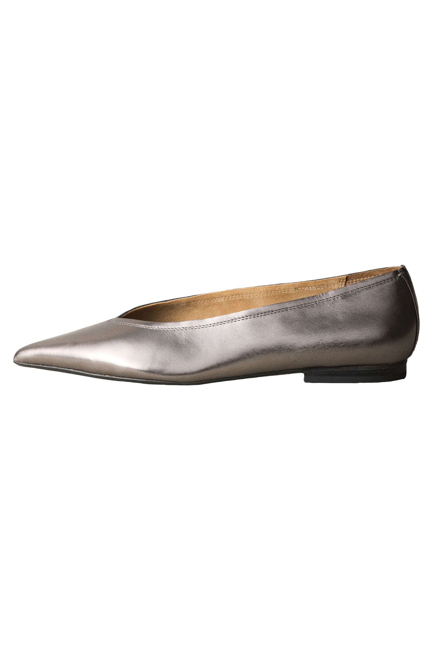 Next N.Premium Hohe, spitze Ballerinas aus Leder Ballerina
