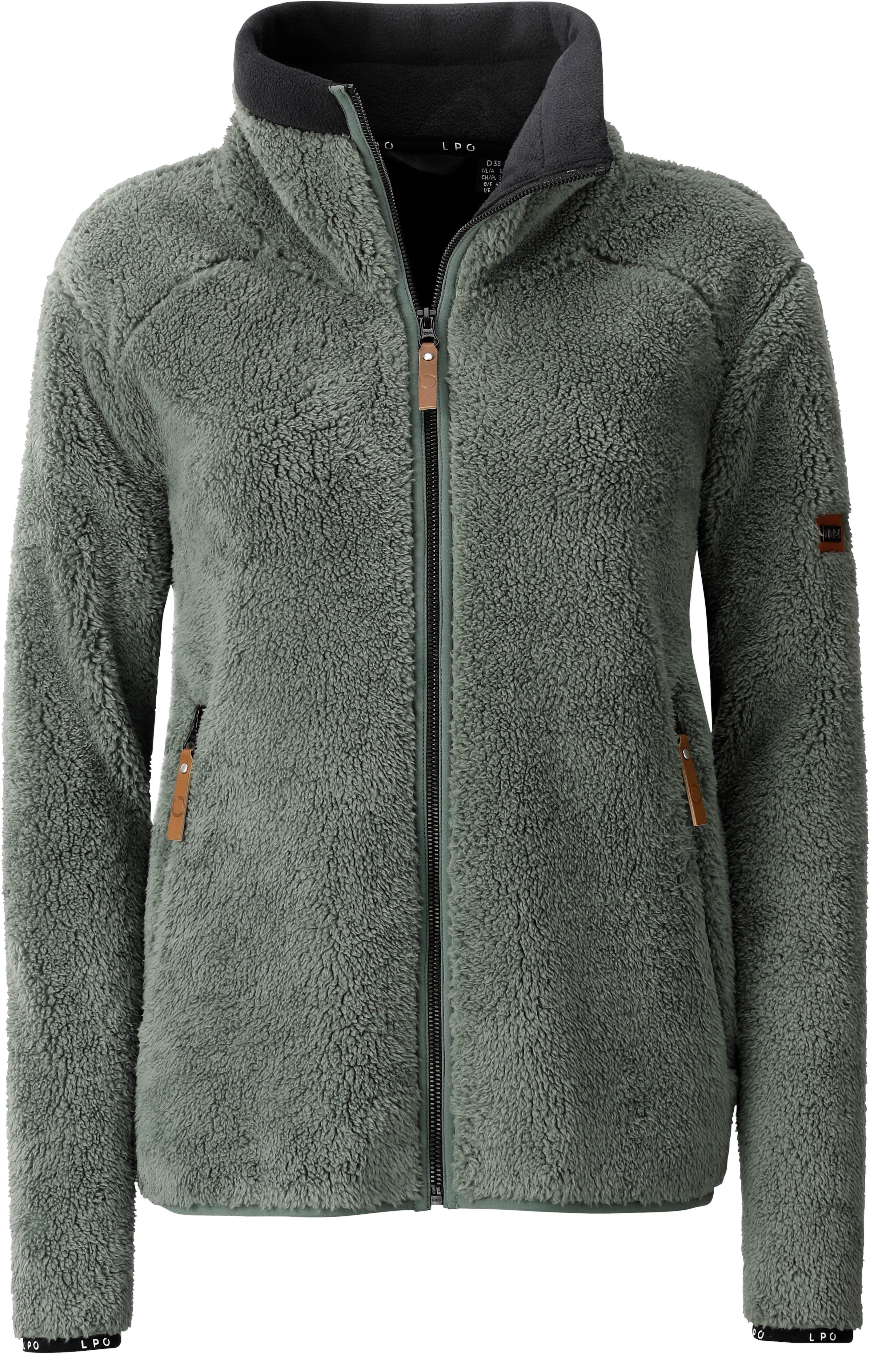 LPO Fleecejacke Femke II mit Langhaarfleece