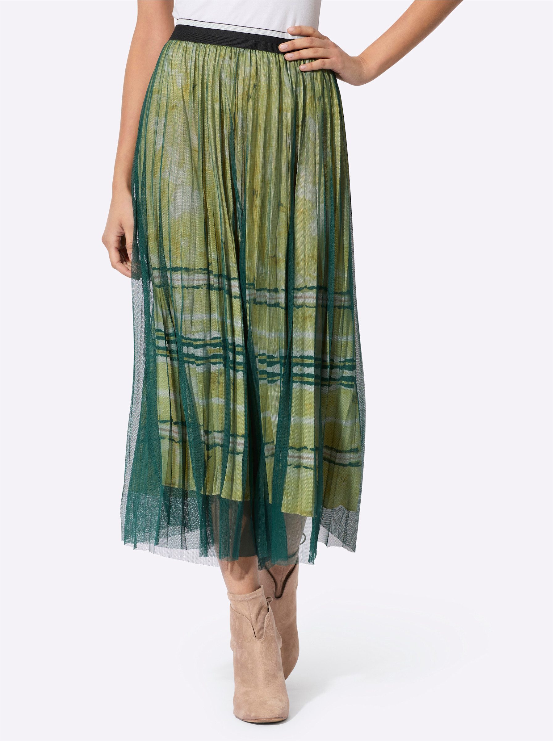 creation L A-Linien-Rock Plissee-Rock