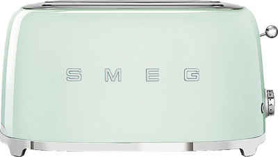 Smeg Toaster TSF02PGEU, 2 lange Schlitze, für 2 Scheiben, 1500 W