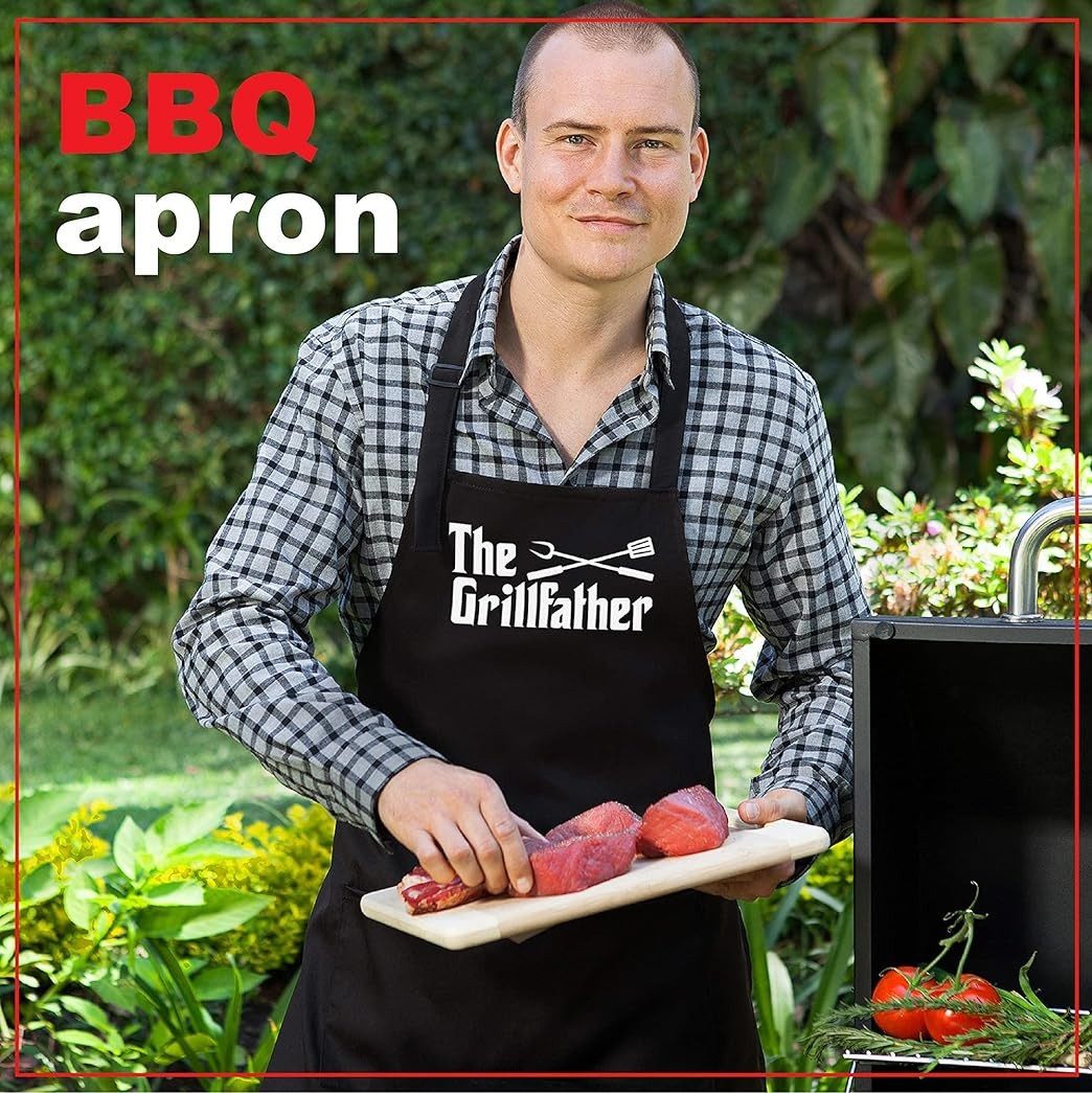 nomsum Kochschürze Nomsum Lustige Grillschürze für Herren Größe passt Allen hochwertige