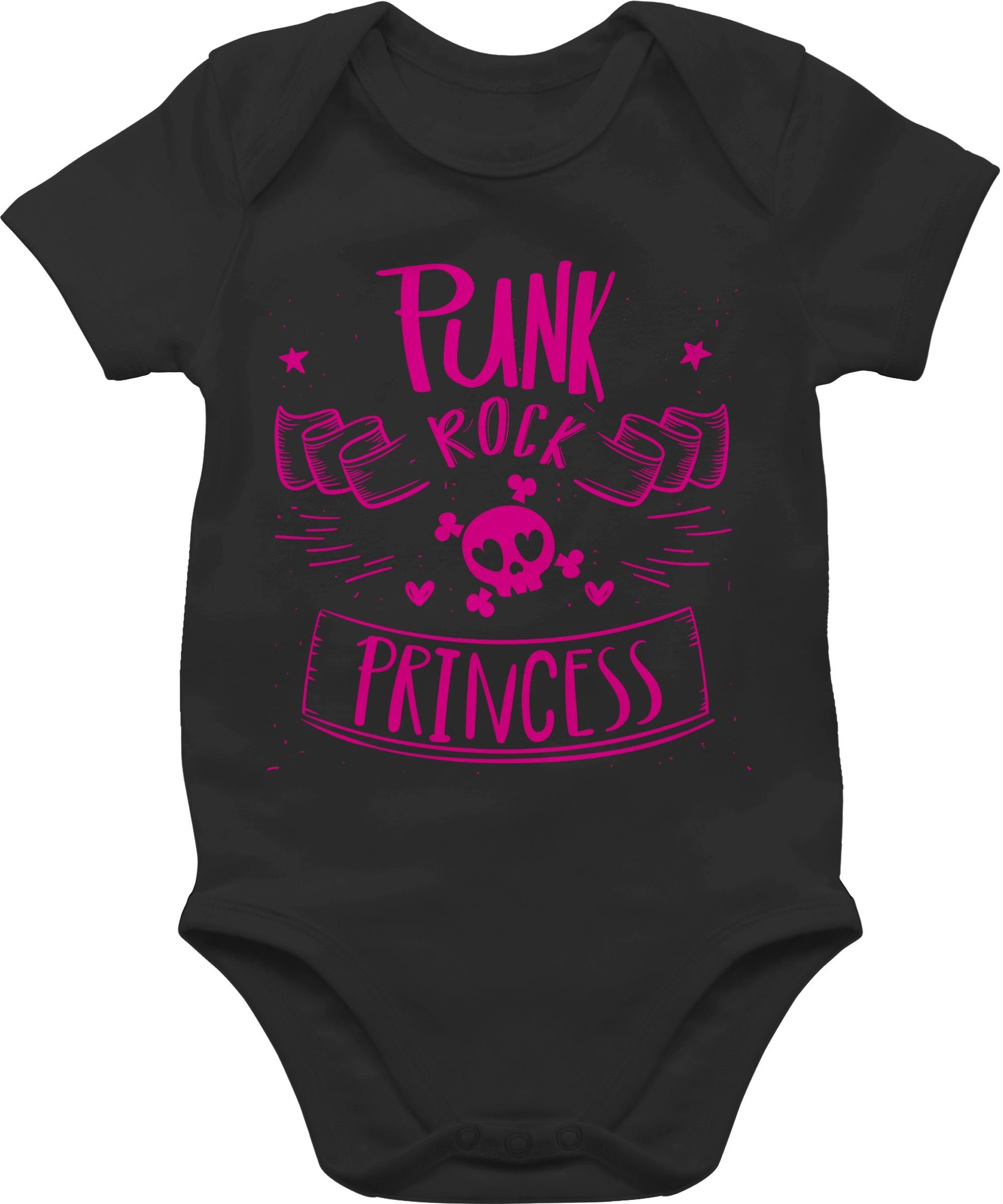 Schwarz Rock 1 Shirtbody Princess Sprüche Shirtracer Baby Punk