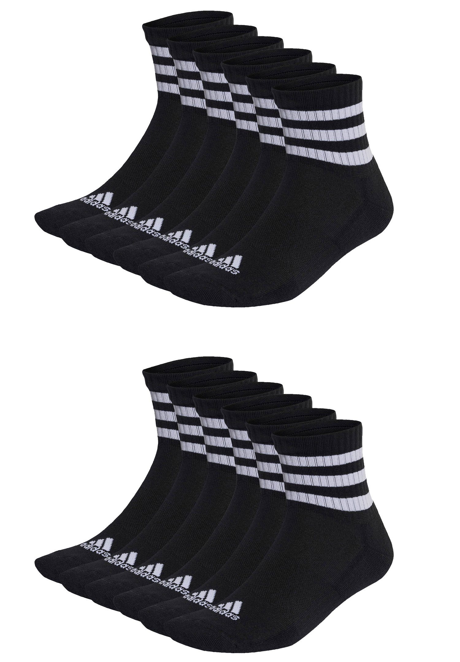 adidas Performance Socken 3S C SPW MID 12 Paar (Packung, 12-Paar, 12er-Pack)