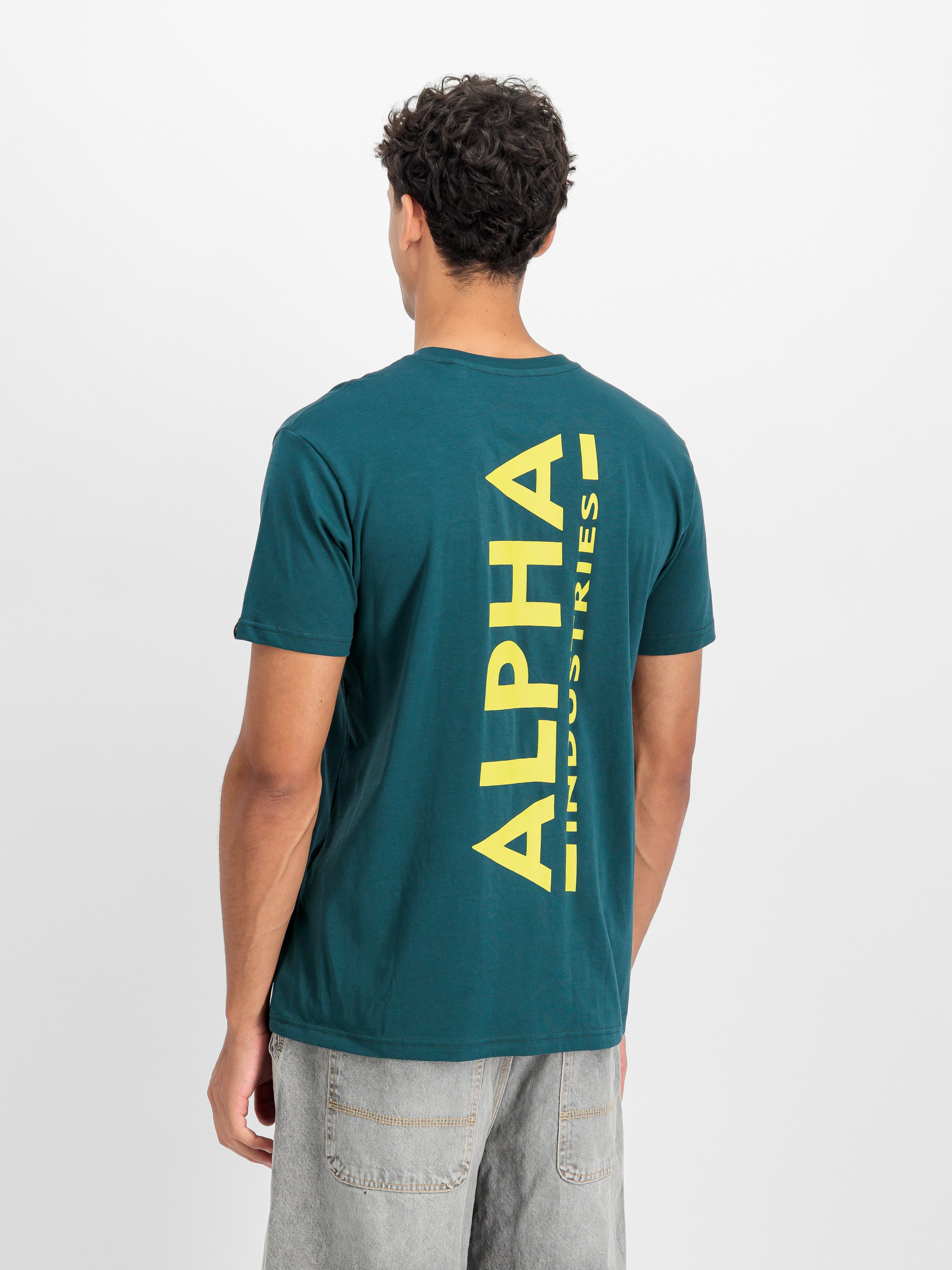 Alpha Industries Rundhalsshirt Backprint T günstig online kaufen