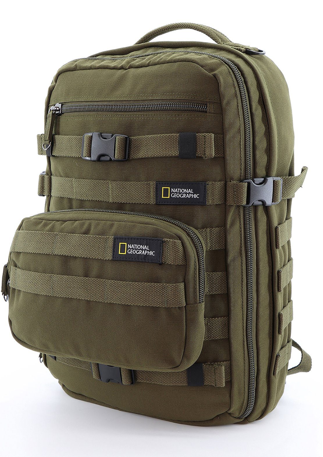NATIONAL GEOGRAPHIC Cityrucksack Milestone, aus recycelten PET-Flaschen