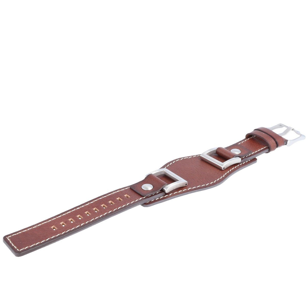 Fossil Uhrenarmband 24mm Leder Braun JR-1157 günstig online kaufen