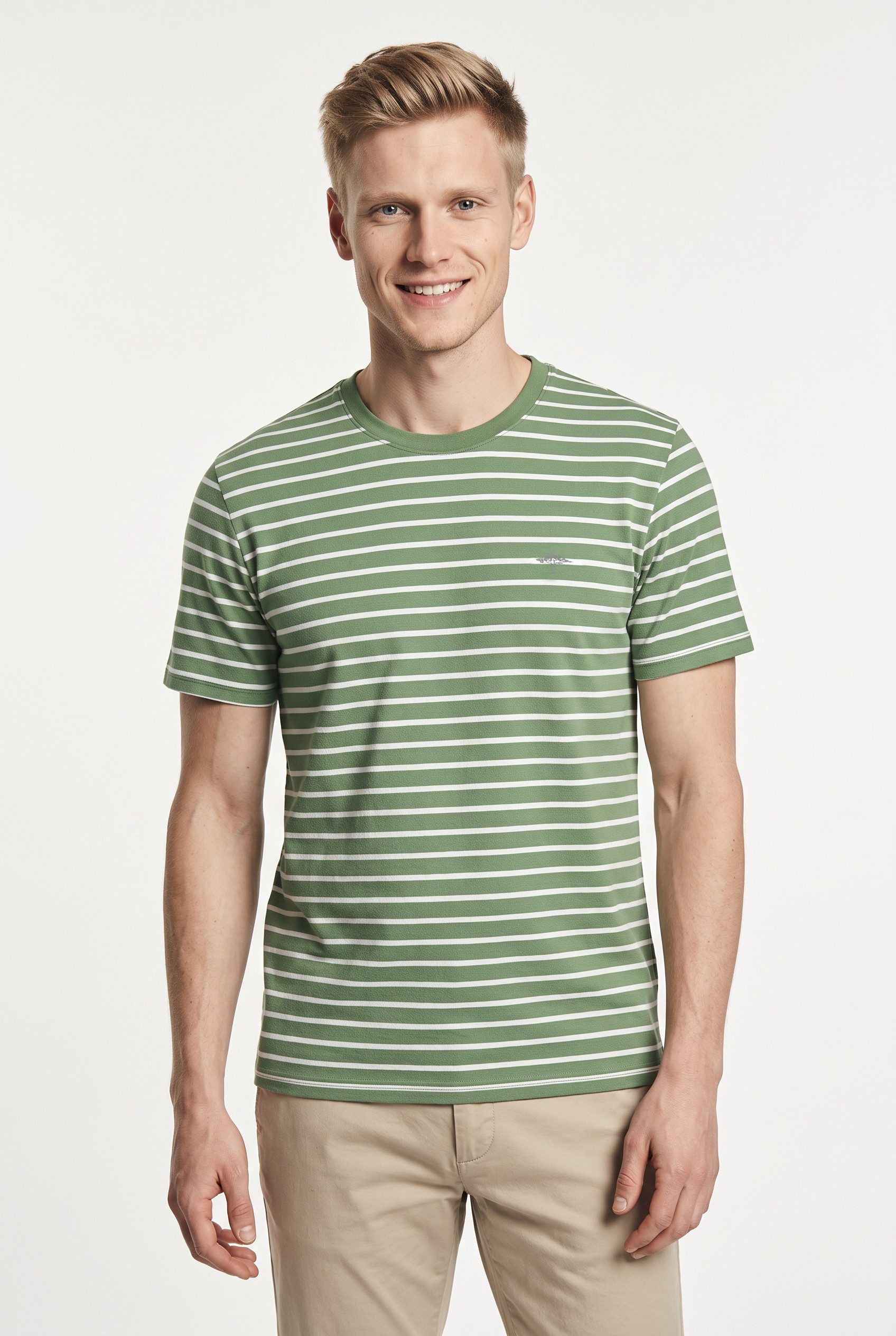 FYNCH-HATTON T-Shirt mit Logo Stickerei