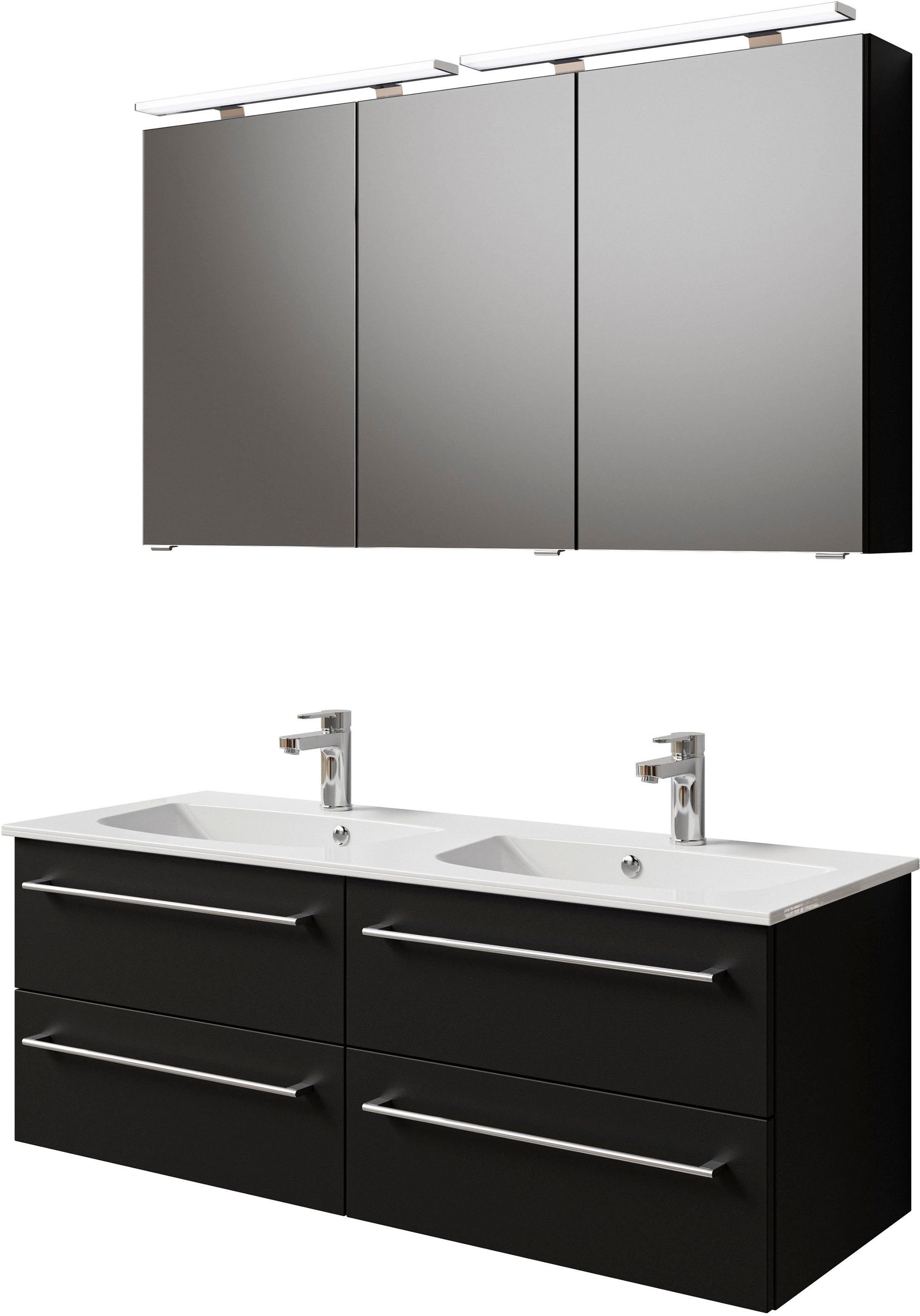 Saphir Badmöbel-Set Serie 6025 2-teilig Mineralmarmor-Waschtisch günstig online kaufen