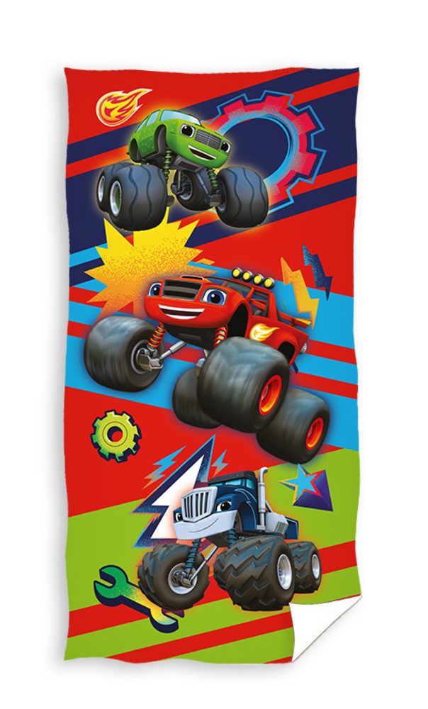 Nickelodeon Strandtuch Blaze and the Monster Machines Badetuch Strandtuch 70 x 140 cm