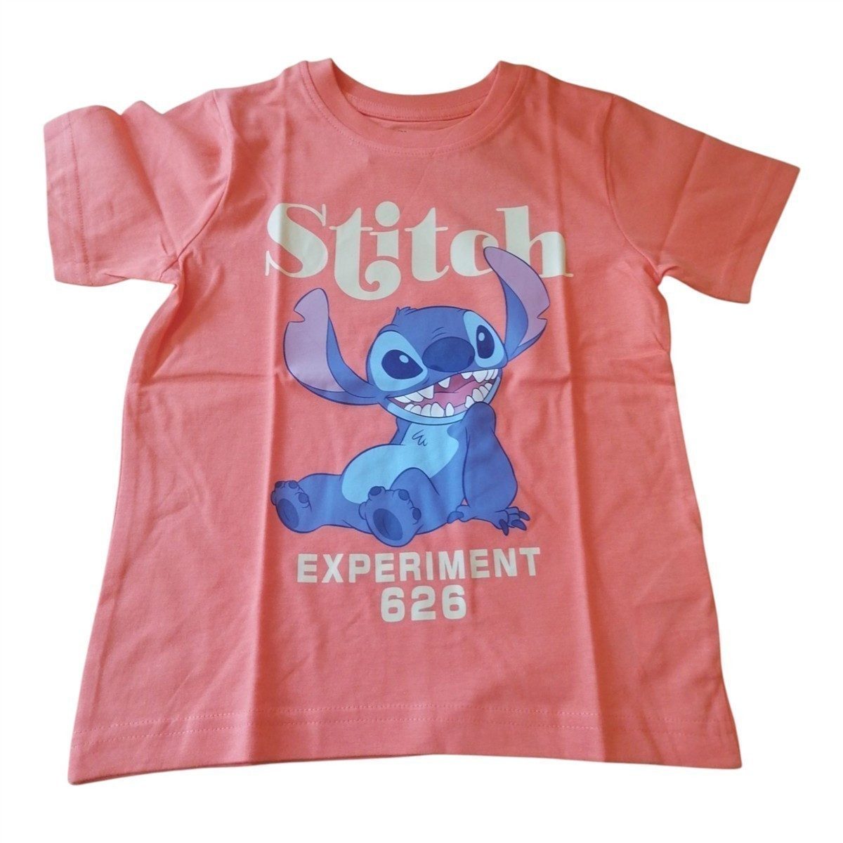 Disney T-Shirt Kurzärmliges Disney T-Shirt für Jungen, "Stitch"- Logo, Blau oder