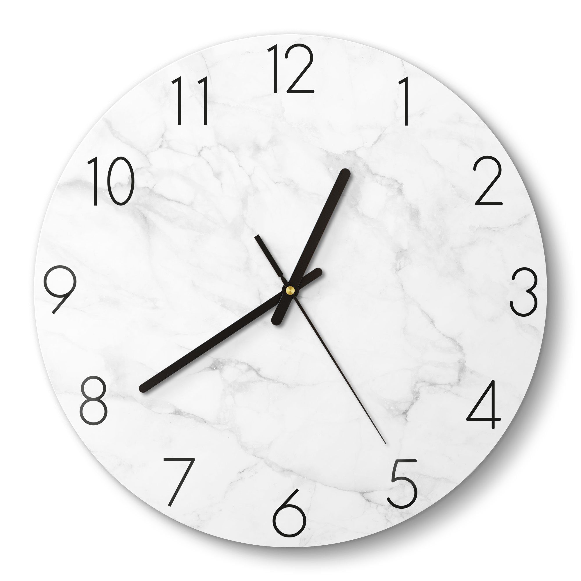 DEQORI Wanduhr 'Marmorplatte im Detail' (Glas günstig online kaufen