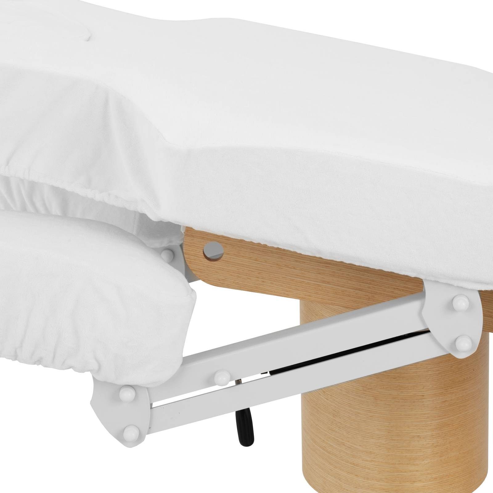 Physa Wellnessliege 200 kg Behandlungsliege Kosmetikliege elektrisch 160W einstellbar weiß