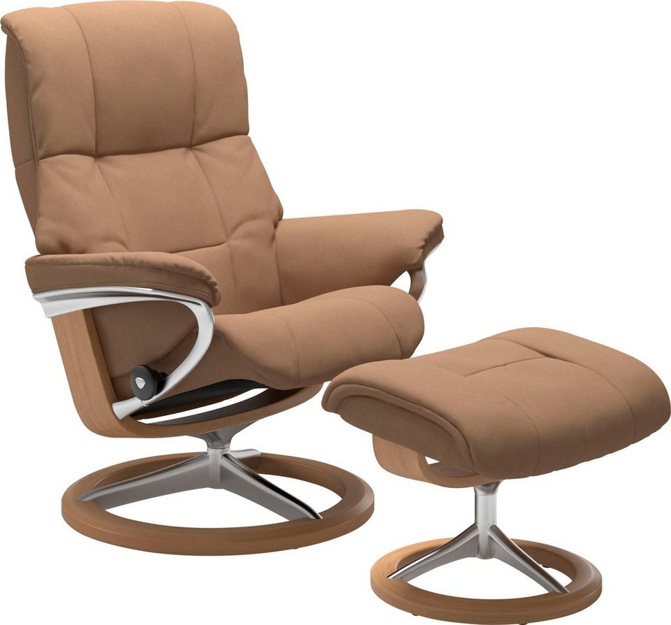 Stressless® Relaxsessel Mayfair (Set, Relaxsessel mit Hocker), mit Hocker, mit  Signature Base, Größe S, M & L, Gestell Eiche